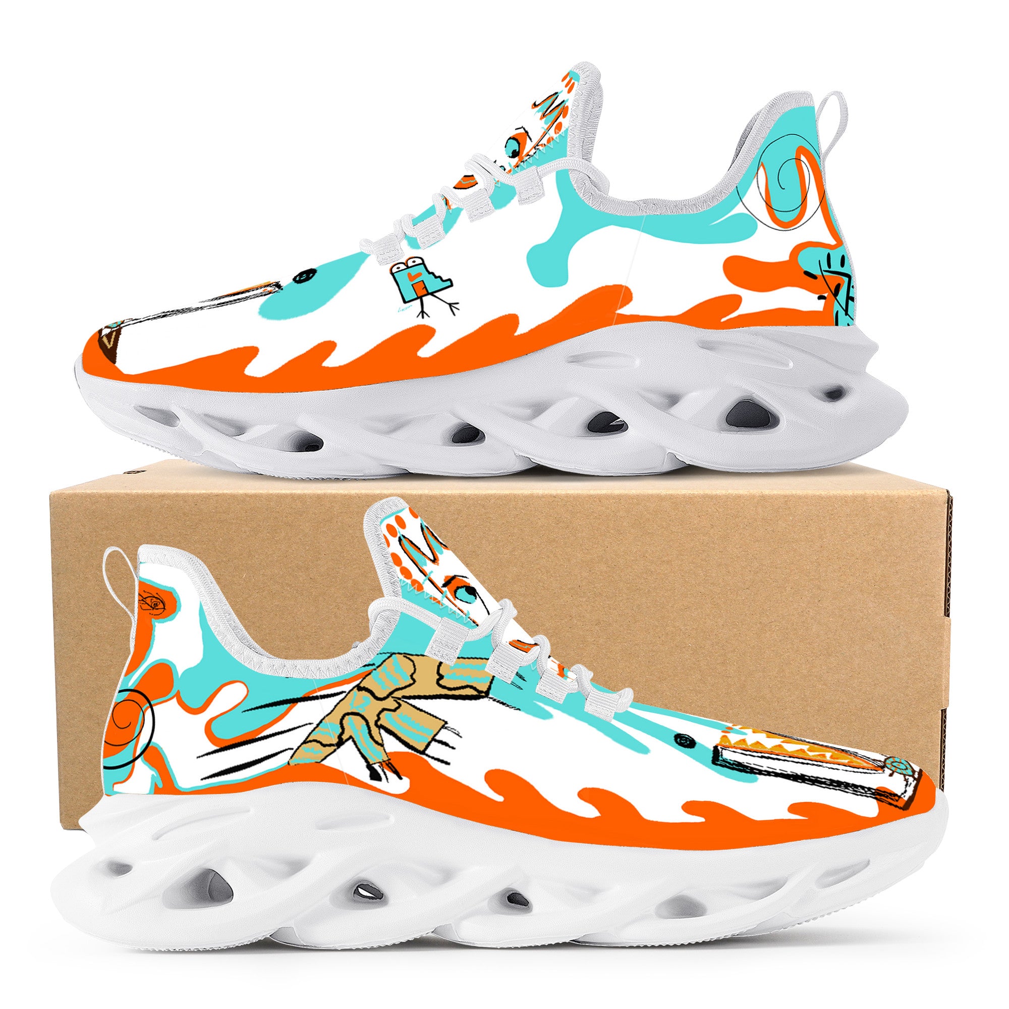 Masha M Customized Flex Control Sneaker - White - Shoe Zero