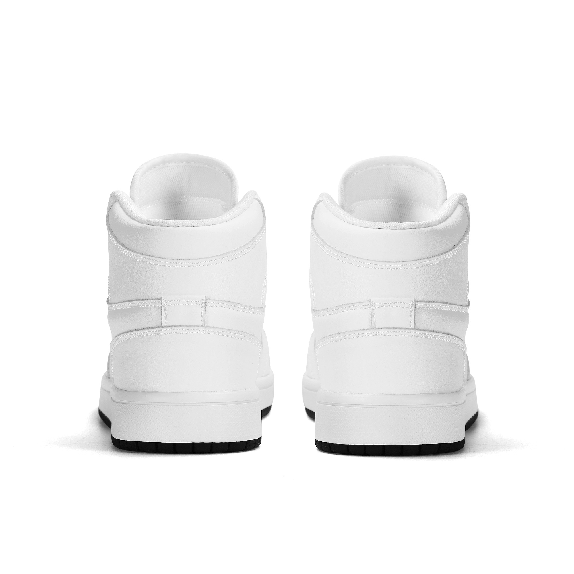 Kids Customizable High Top Vegan Leather Sneakers