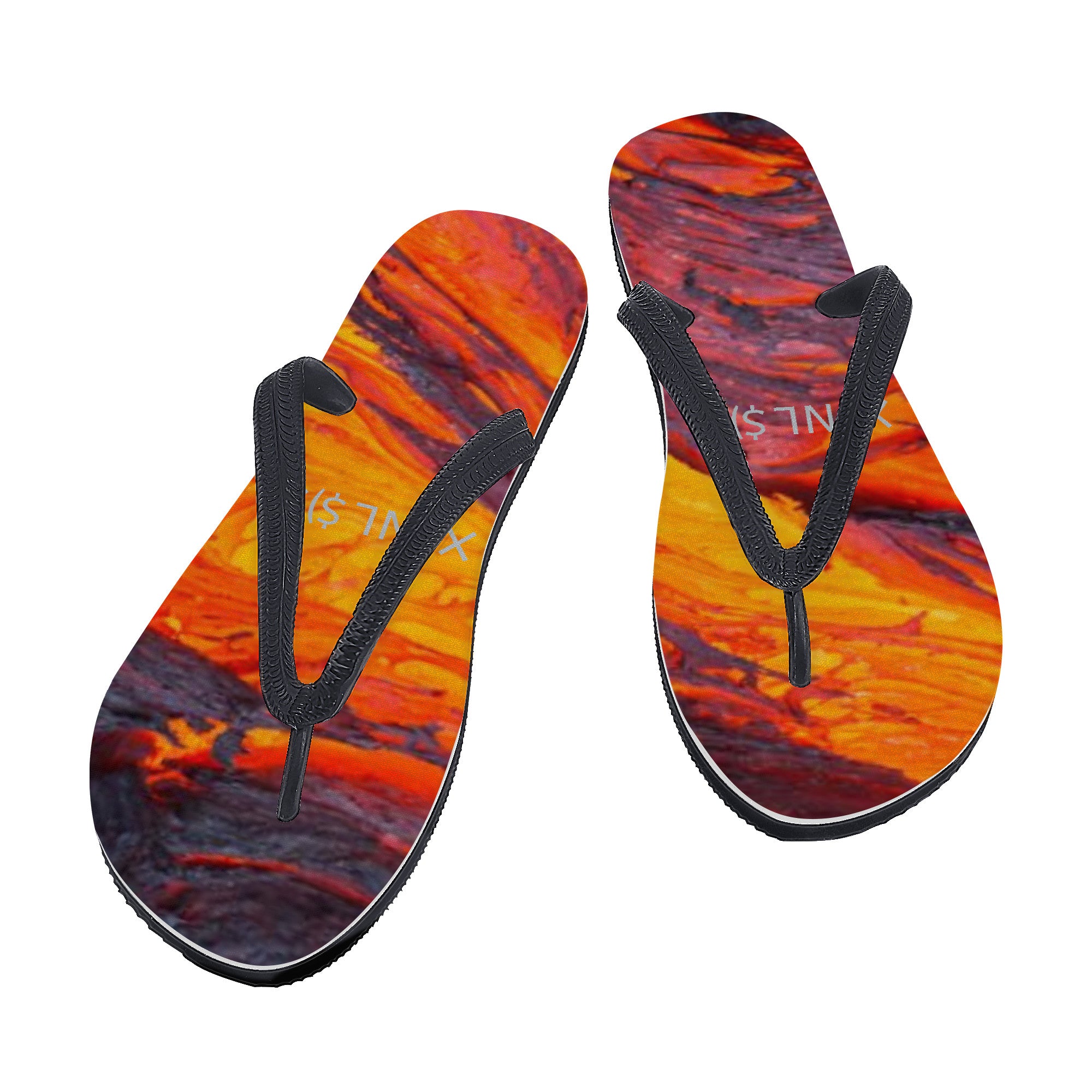 Blak Cat Flip Flops | Sandals Customized | Shoe Zero