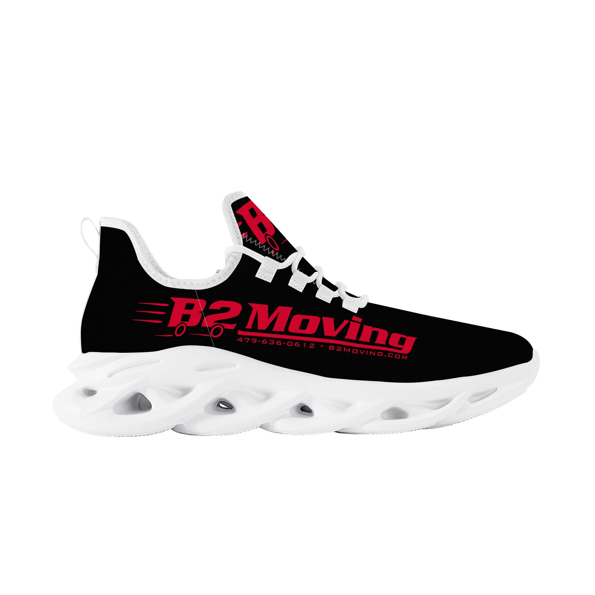 B2 Moving Customized Flex Control Sneaker - White - Shoe Zero