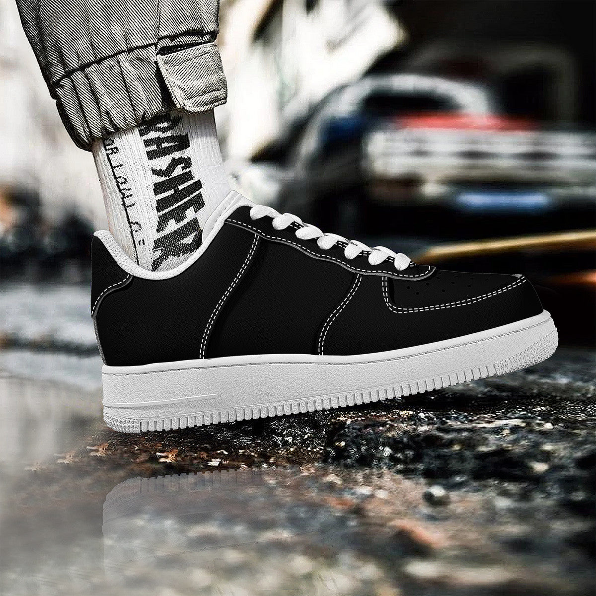 Black Advisory | Custom Cool Shoes | Shoe Zero