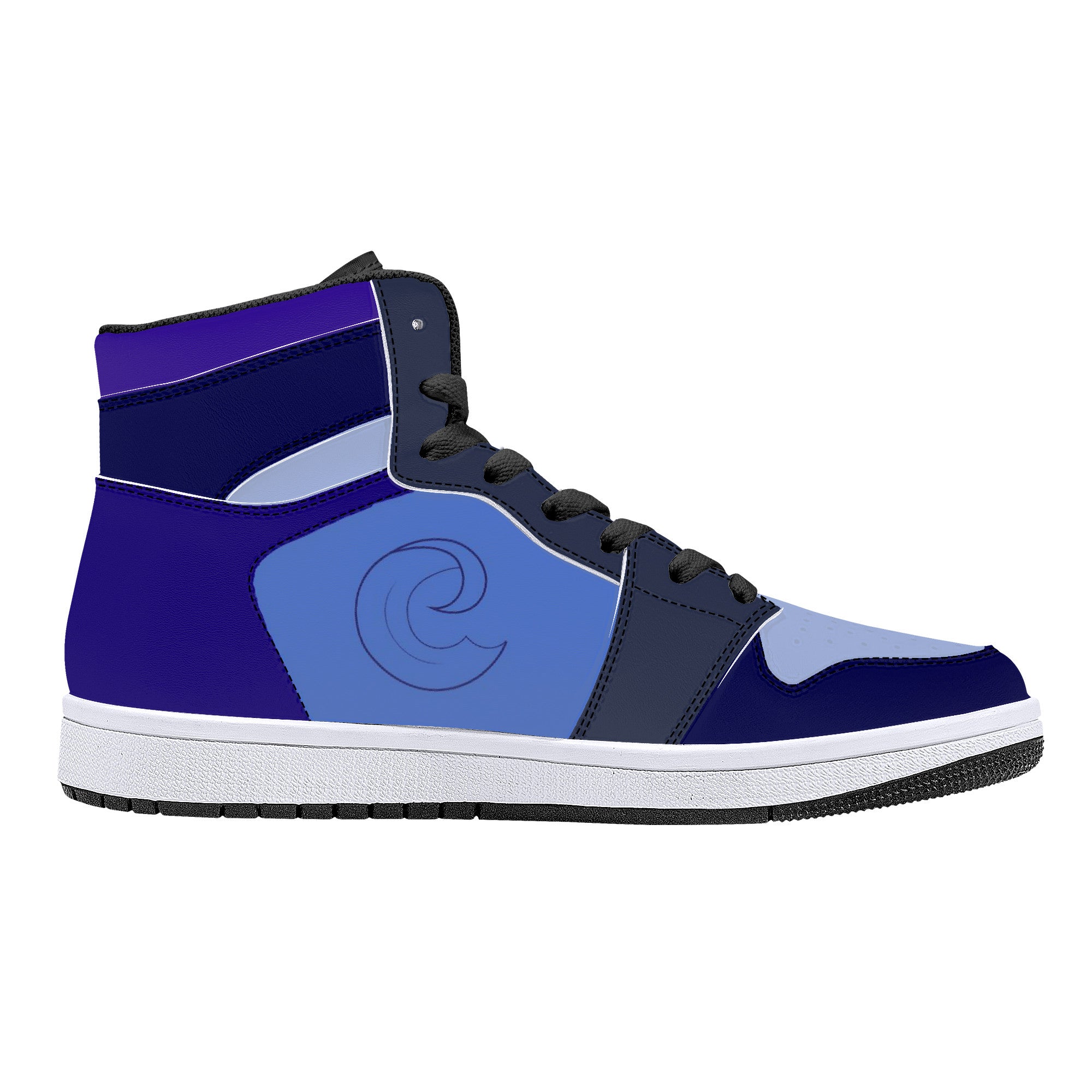 Mason L Custom High-Top Sneakers - Black - Shoe Zero