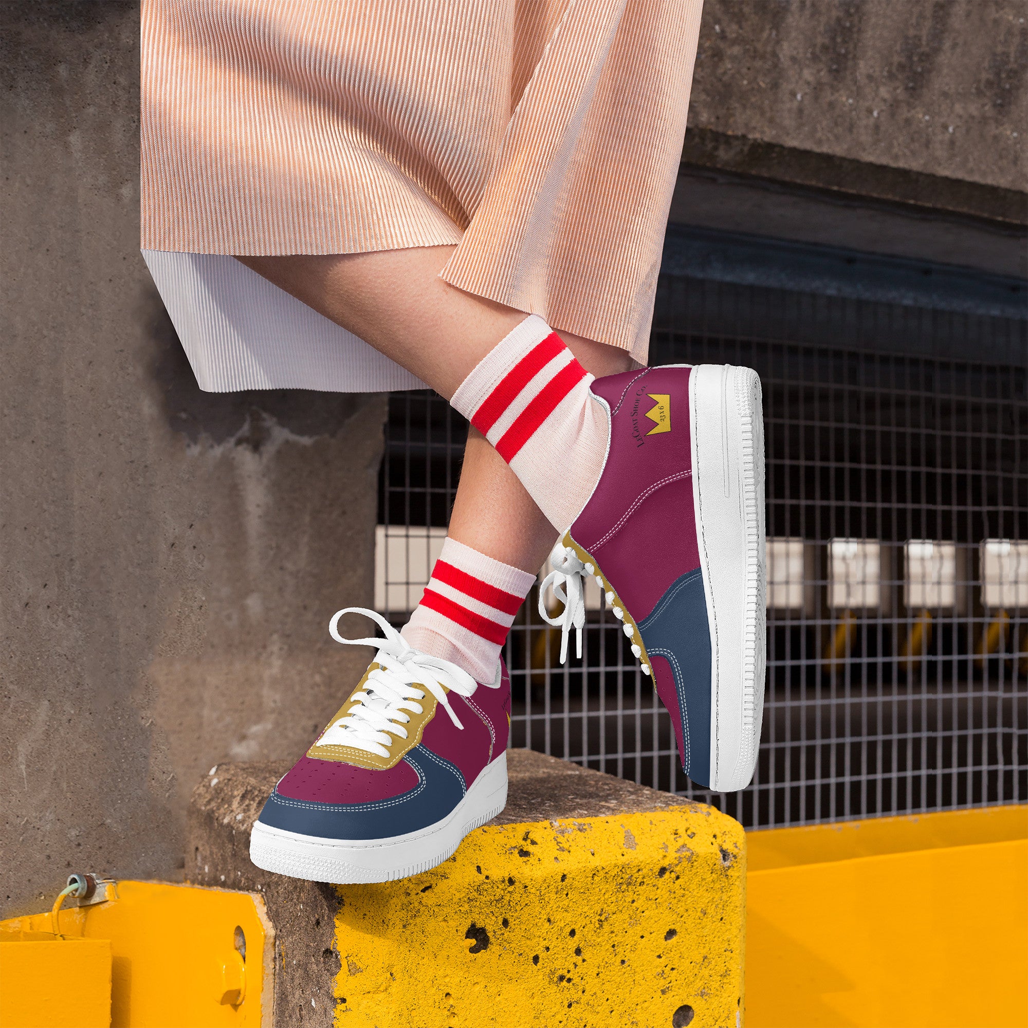 LeGoat shoes by Parker N | Customized Low Tops | Shoe Zero