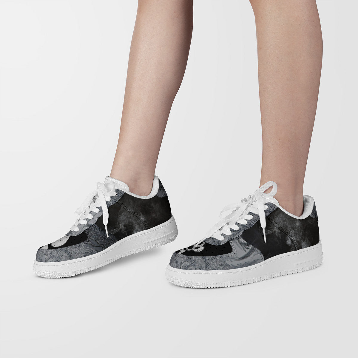 Midnight Smoke Low Tops | Custom Branded Shoes | Shoe Zero
