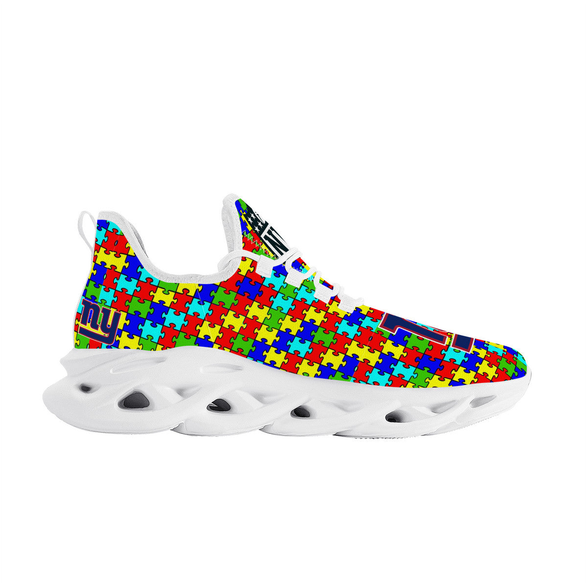 Autism Personalized Flex Sneaker | High Top Customized | Shoe Zero