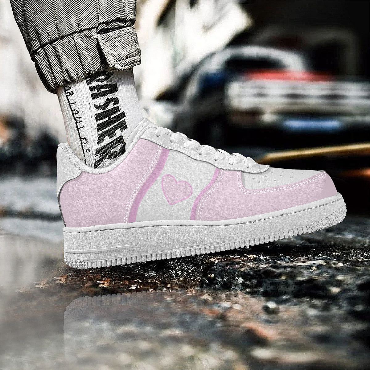 heart customized shoes