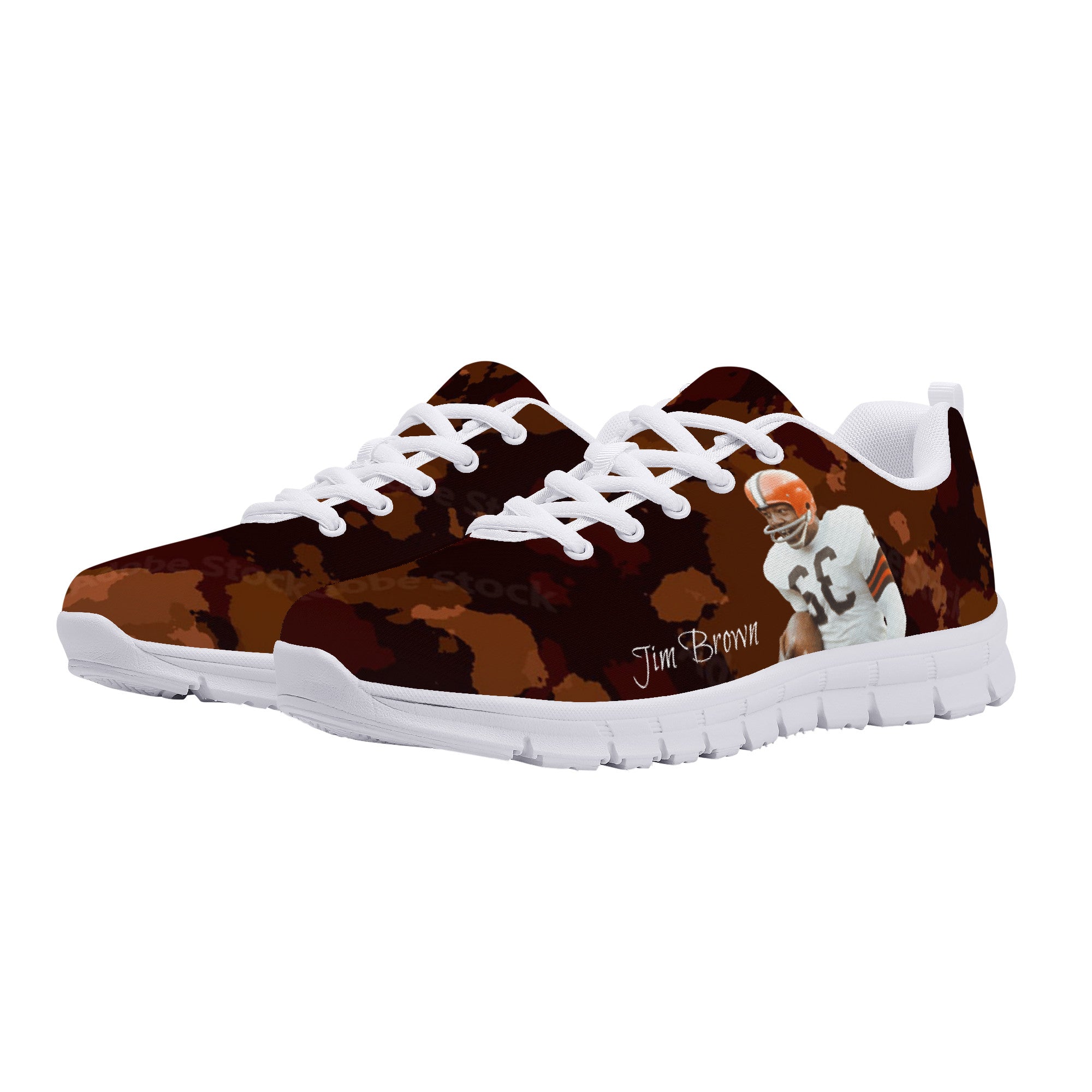Jim Brown Legends | Low Tops Customized | Shoe Zero
