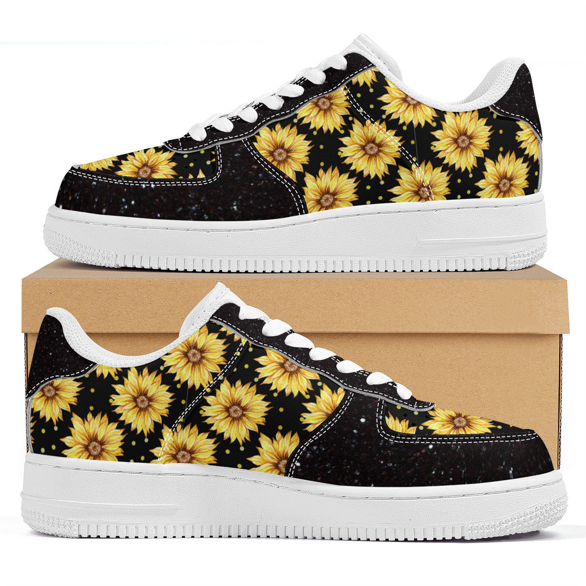 Sunflower Pattern | Custom Cool Shoes | Shoe Zero