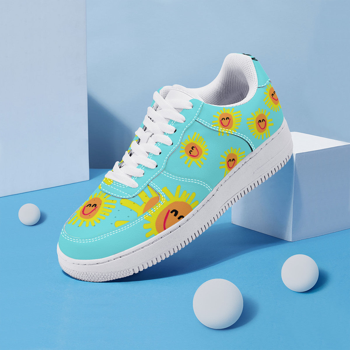 Happy Sunshine Customized Low Top Unisex Sneaker - Shoe Zero
