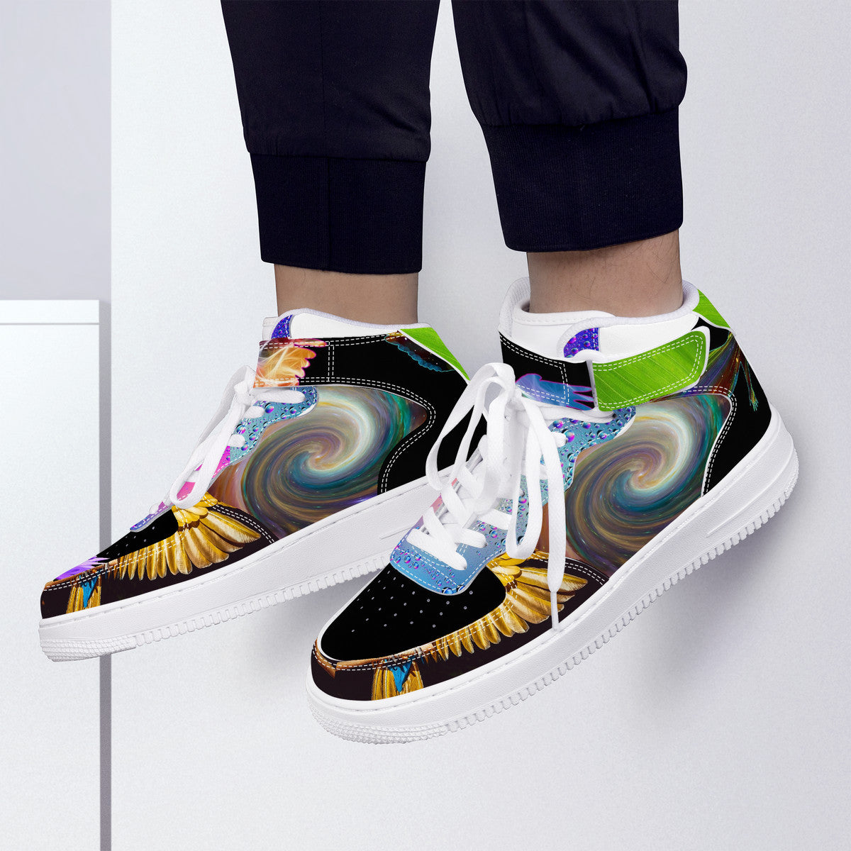 Galaxy Wings Swirl | Custom Branded Shoes | Shoe Zero