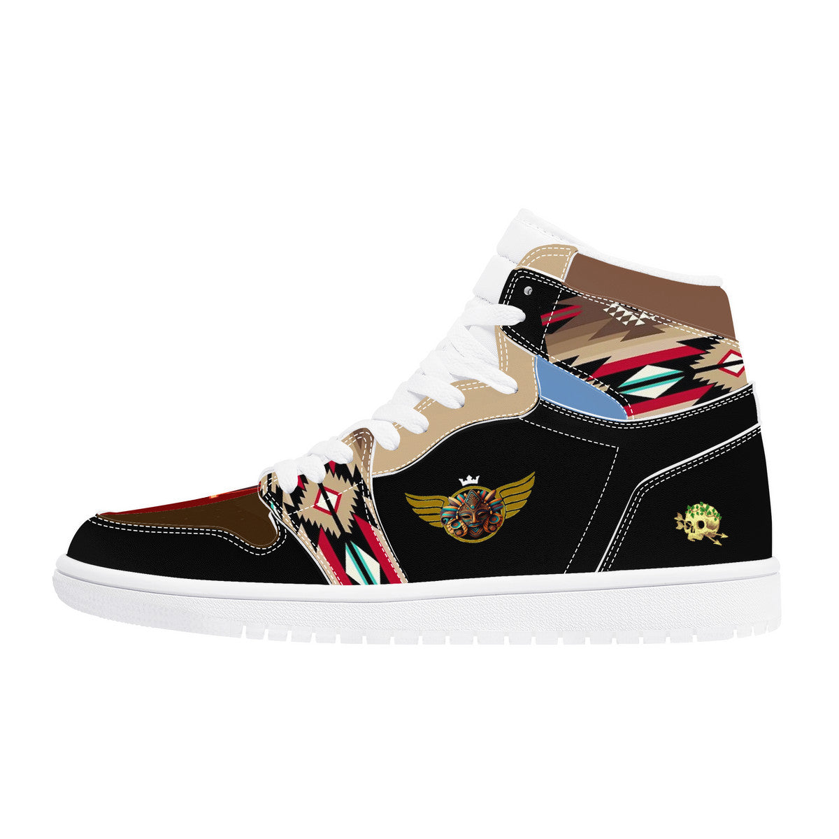 Gold King Series Customized High Top Sneaker - Shoe Zero