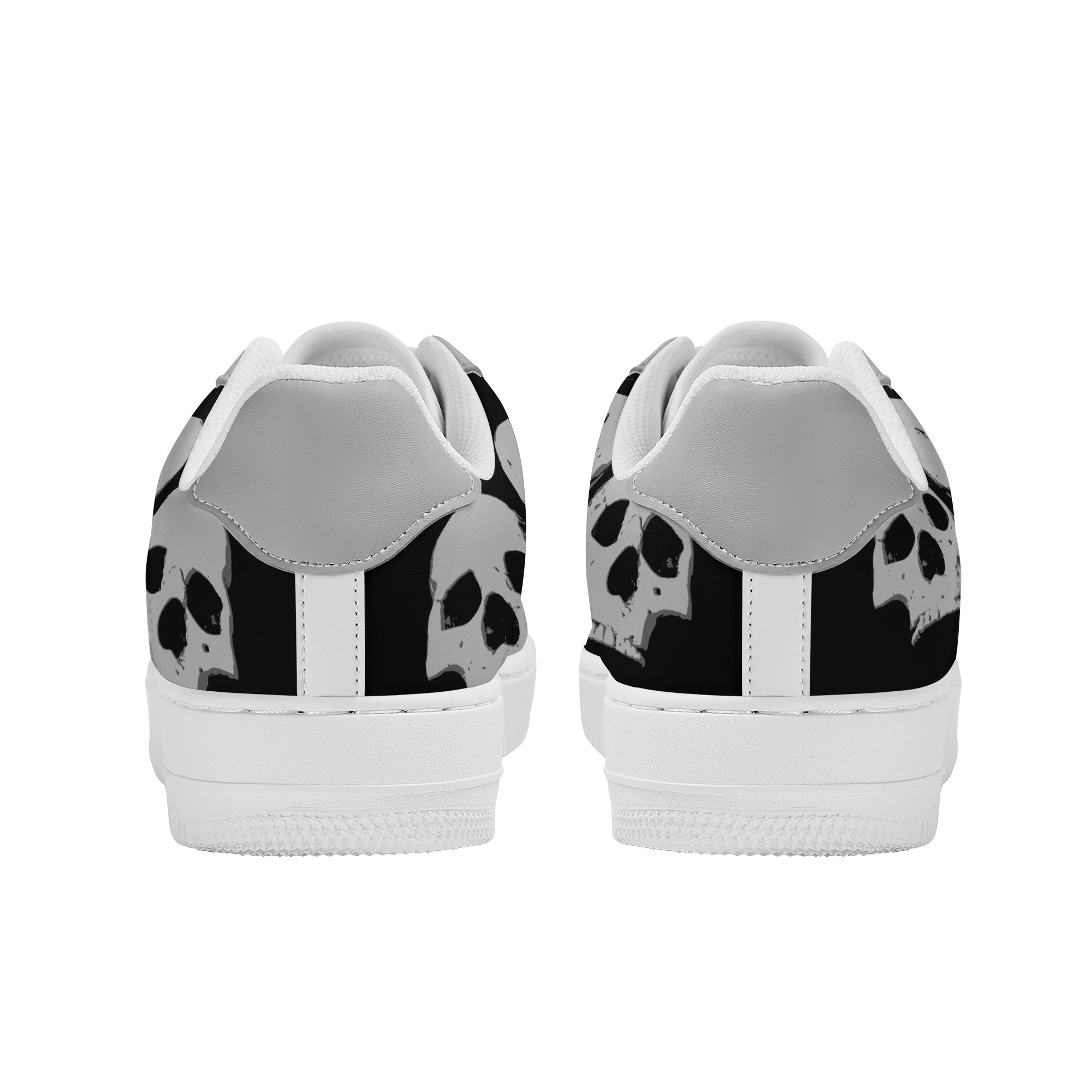 Skull Print Low Top Sneakers | Custom Branded Shoes | Shoe Zero