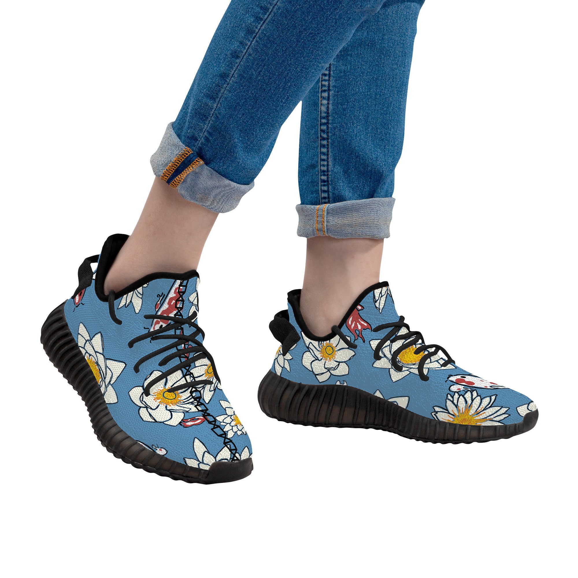 Japanese Koi Fish | Low Top Customized | Shoe Zero