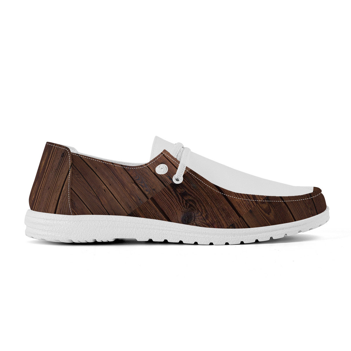 Wood Texture Loafers | Custom Branded Shoes | Shoe Zero