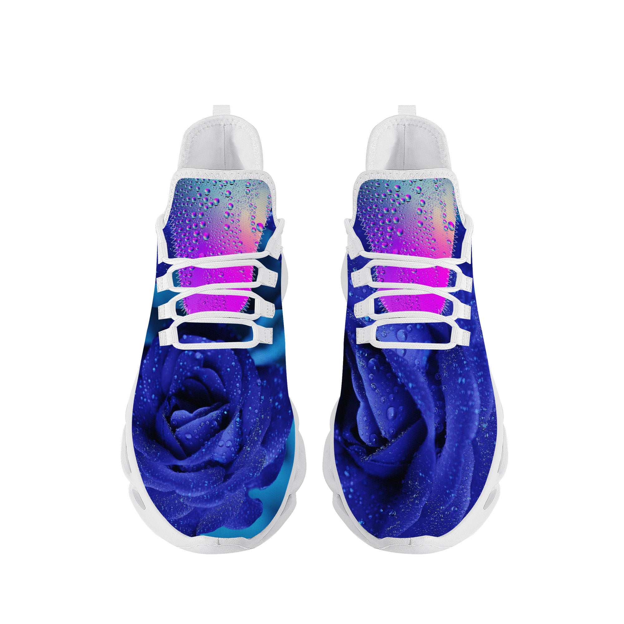 Blue Rose | Custom Low Top Shoes | Shoe Zero