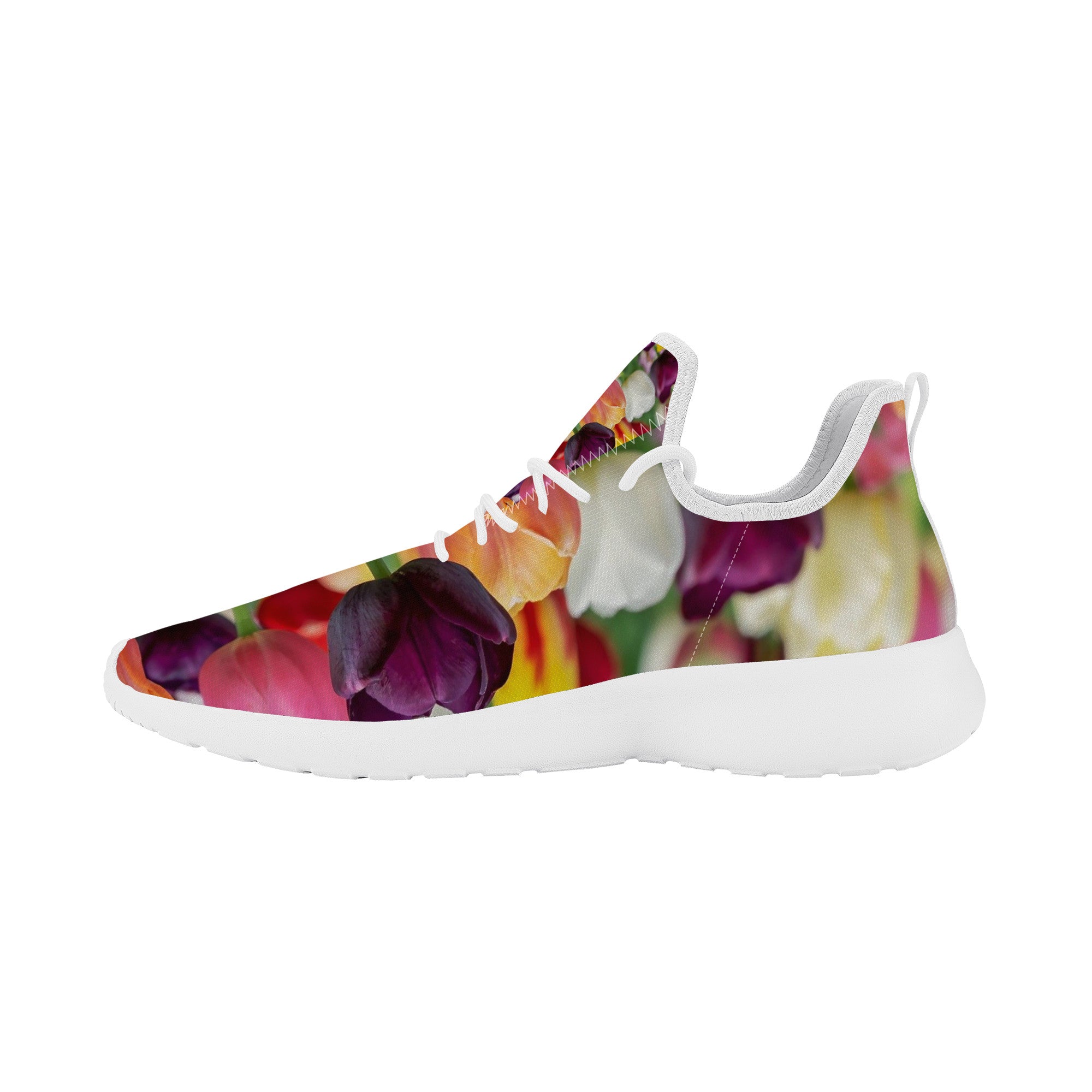 Floral Burst | Custom Mesh Shoes | Shoe Zero