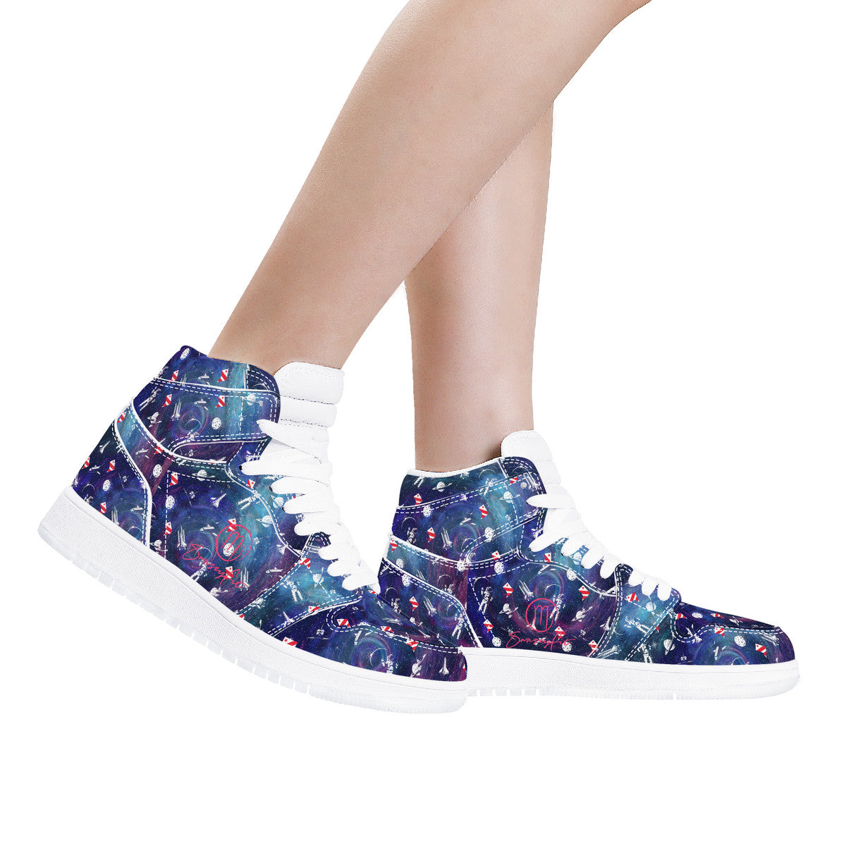 Astronaut Space | High Top Customized | Shoe Zero