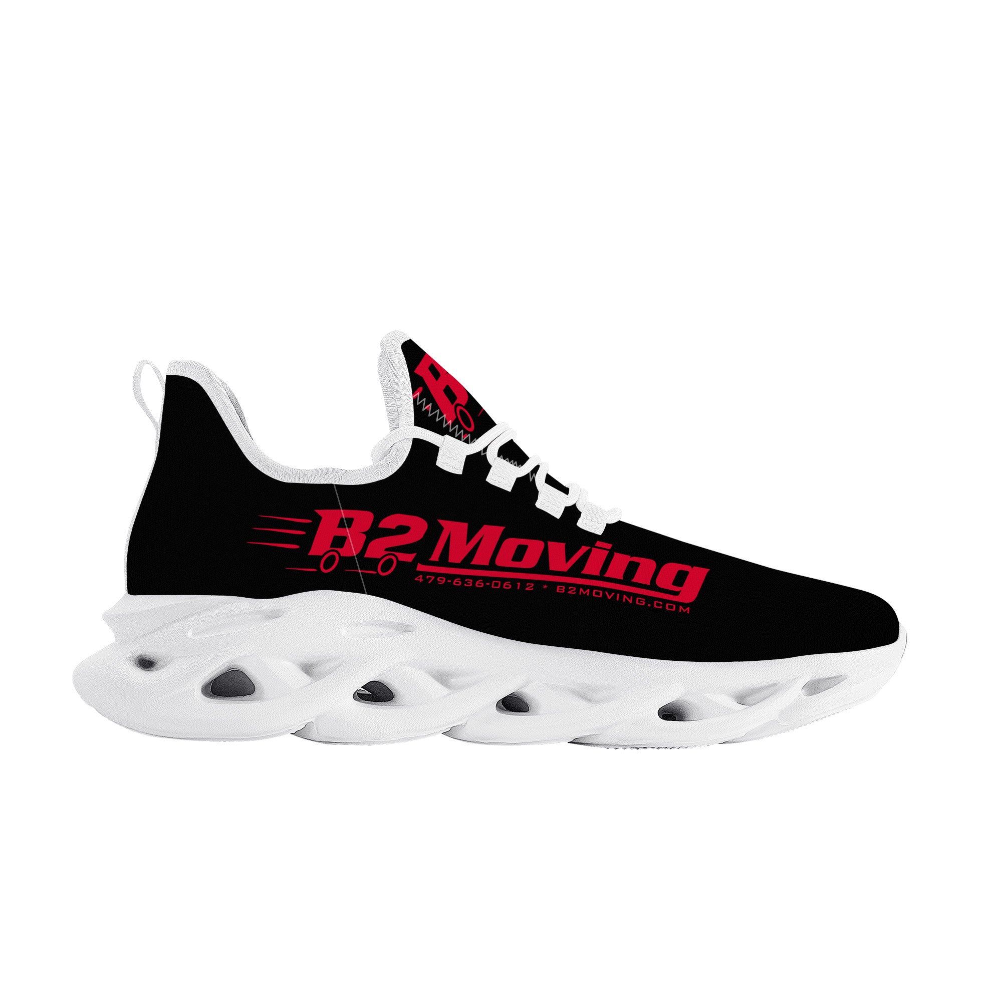 B2 Moving Customized Flex Control Sneaker - White - Shoe Zero