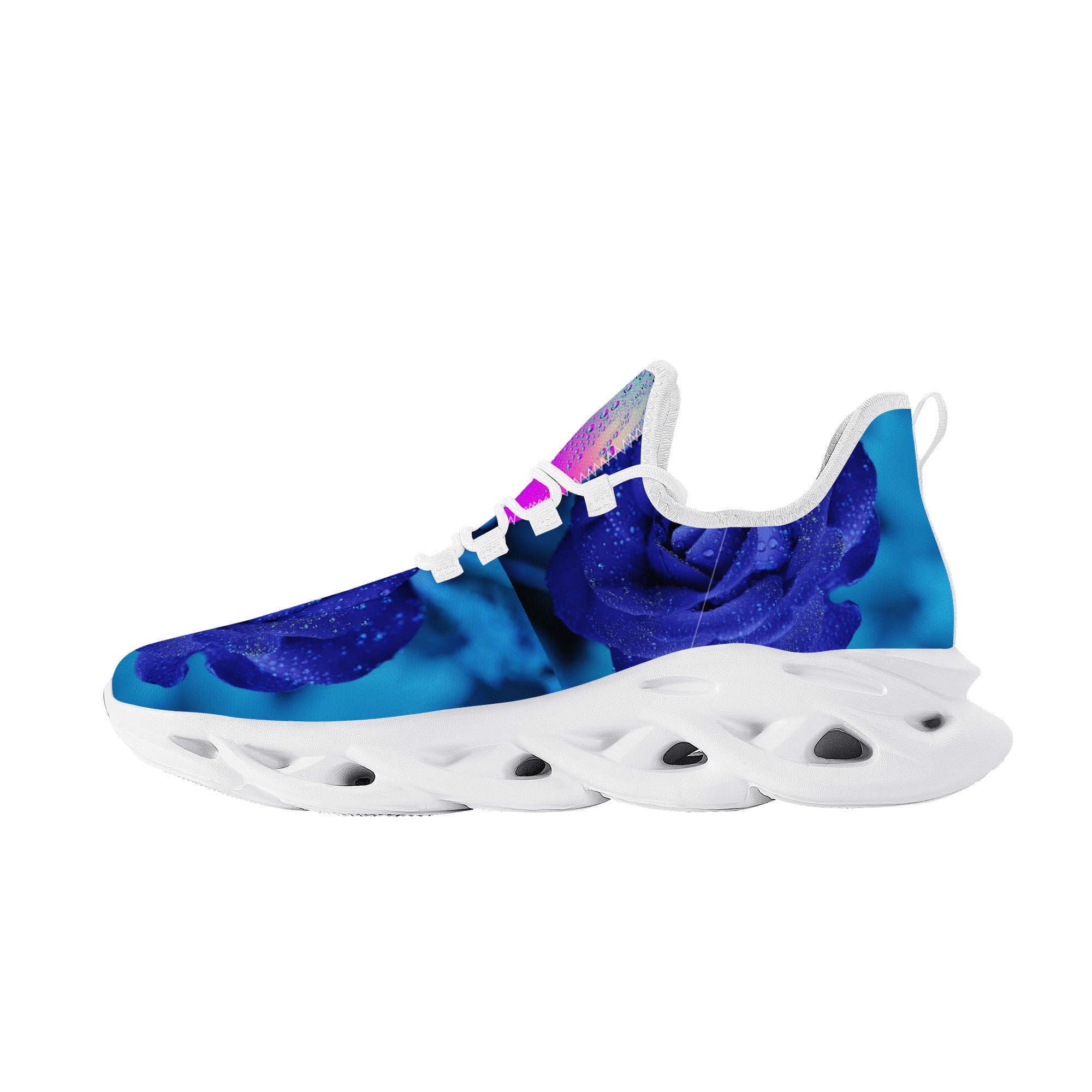 Blue Rose | Custom Low Top Shoes | Shoe Zero