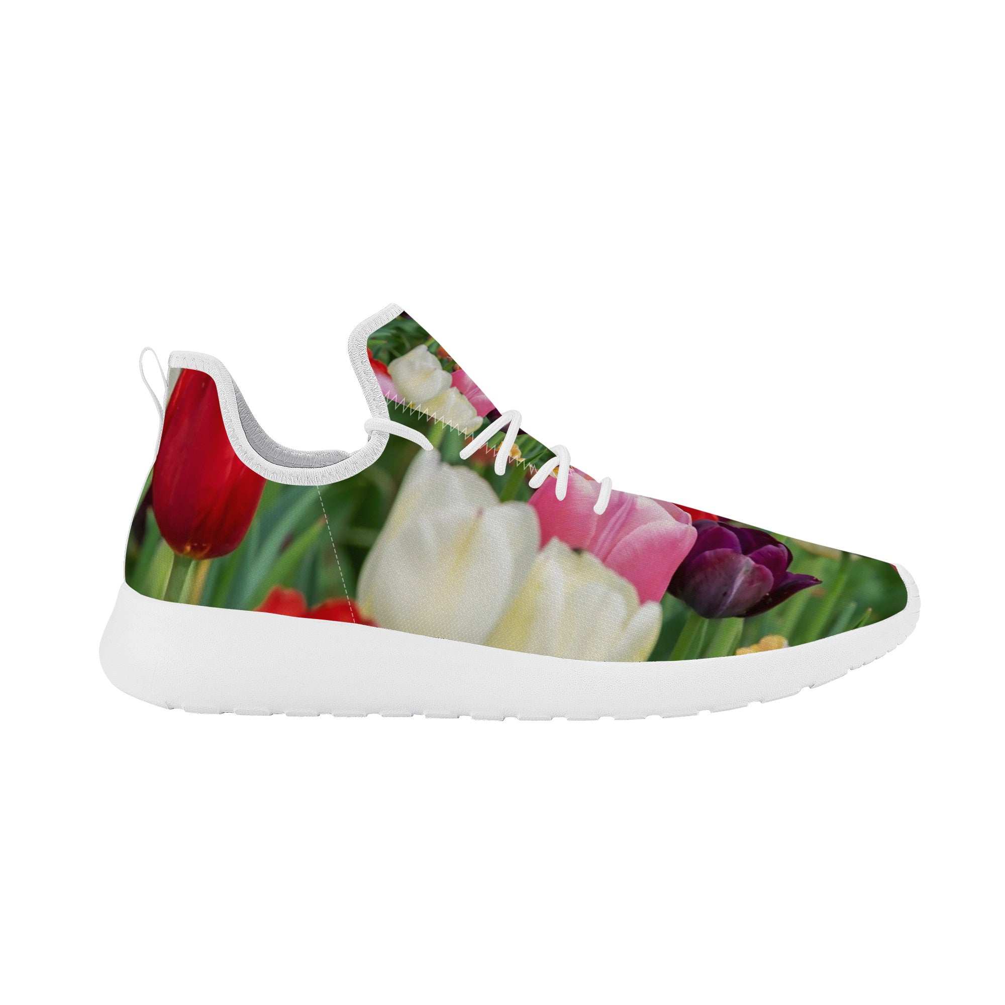 Floral Burst | Custom Mesh Shoes | Shoe Zero