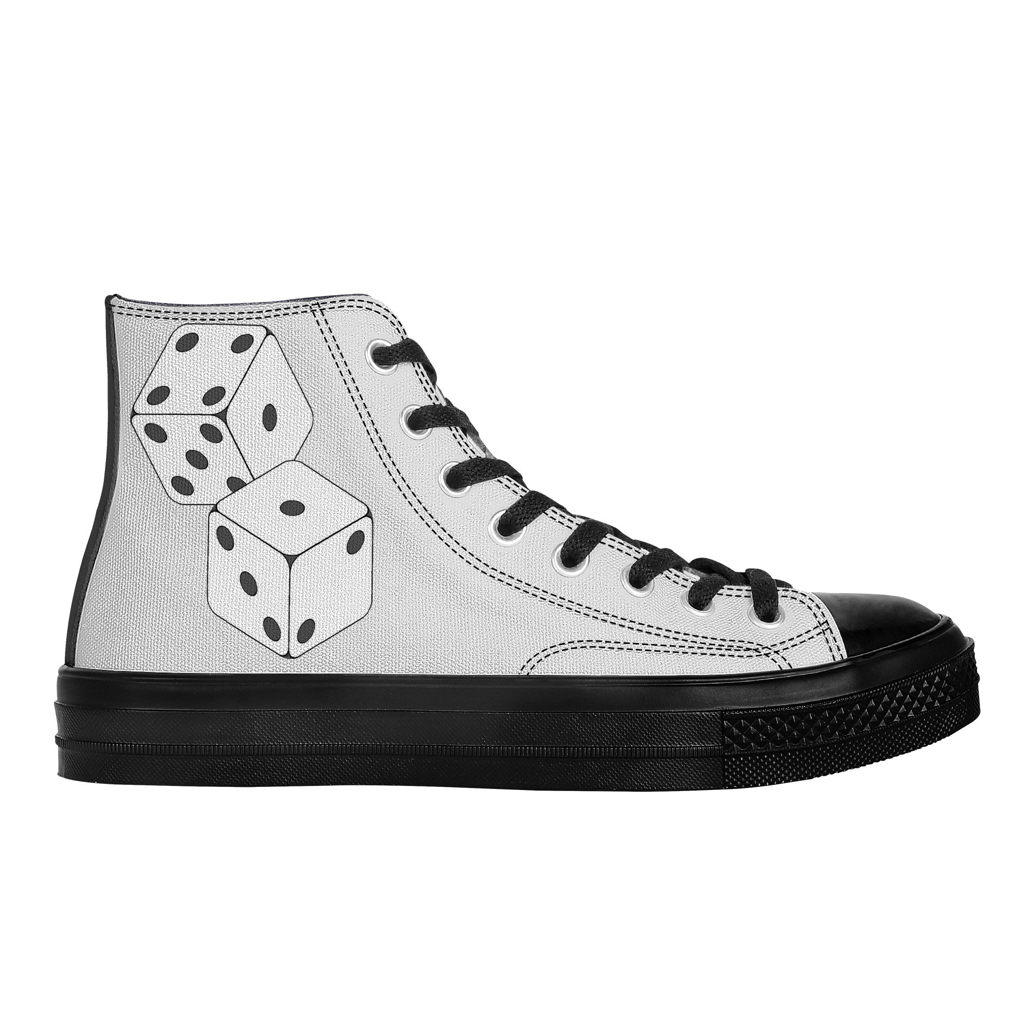 Double Dice Canvas High Tops | Custom Branded Shoes | Shoe Zero