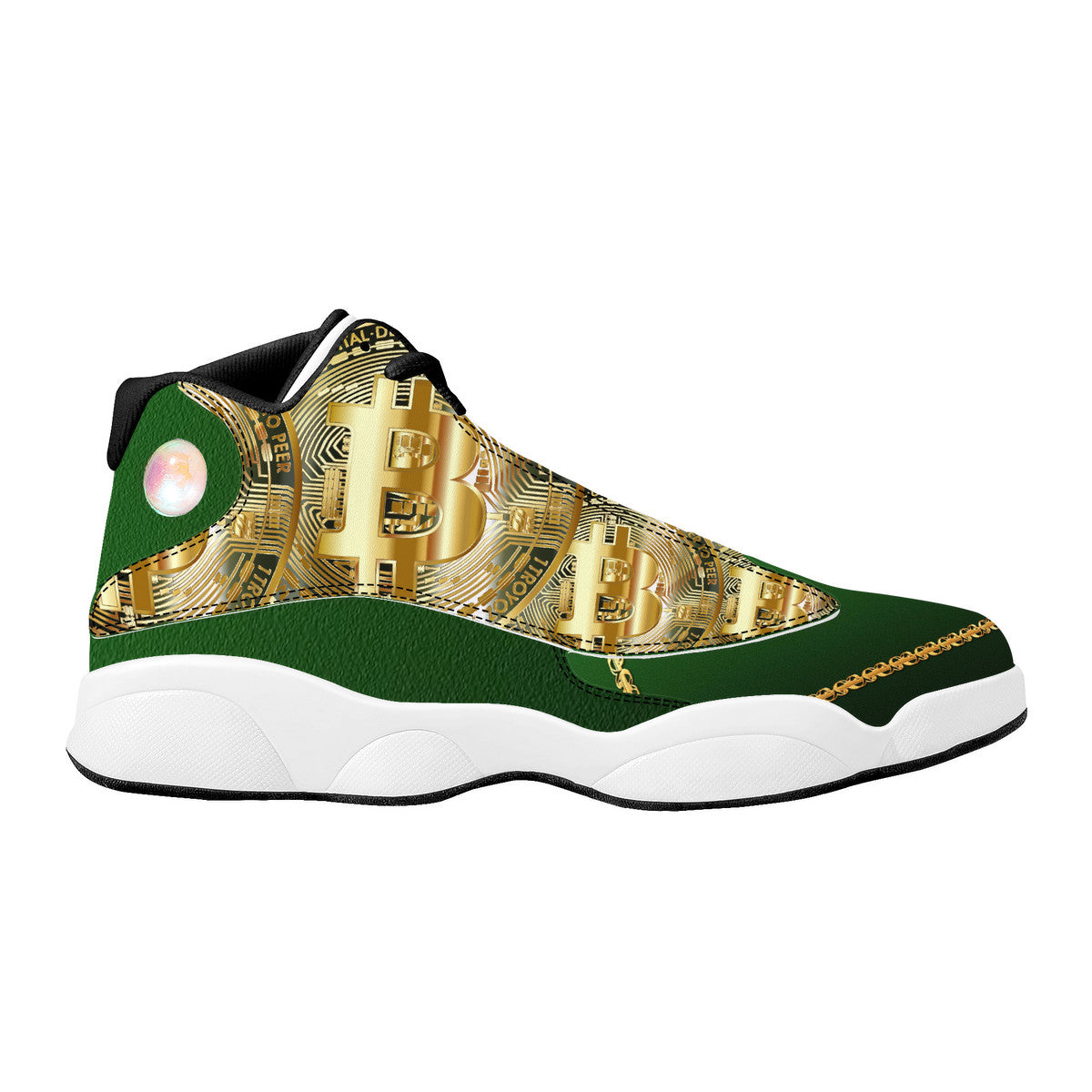 Bitcoin Drip | Custom High Tops | Shoe Zero