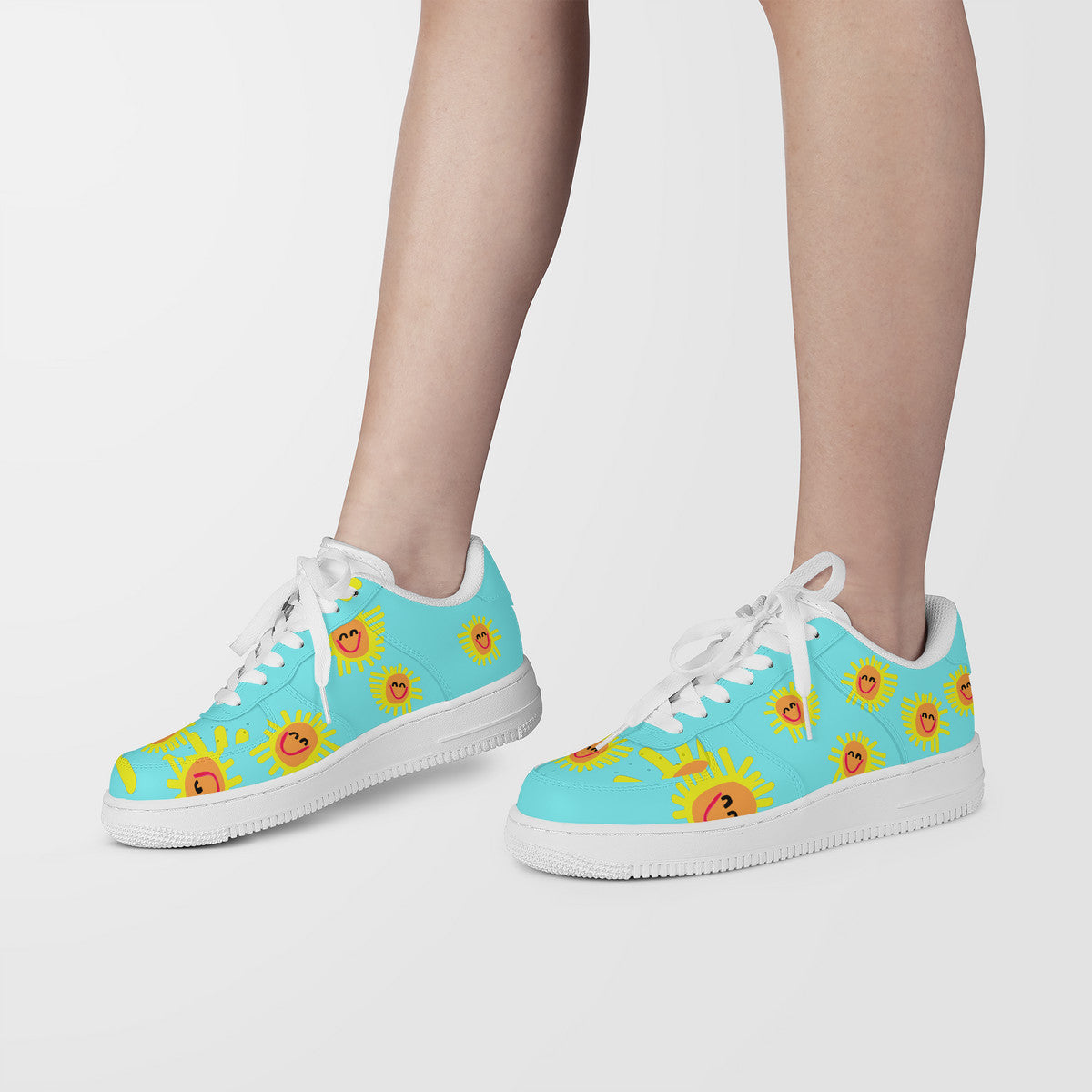 Happy Sunshine Customized Low Top Unisex Sneaker - Shoe Zero