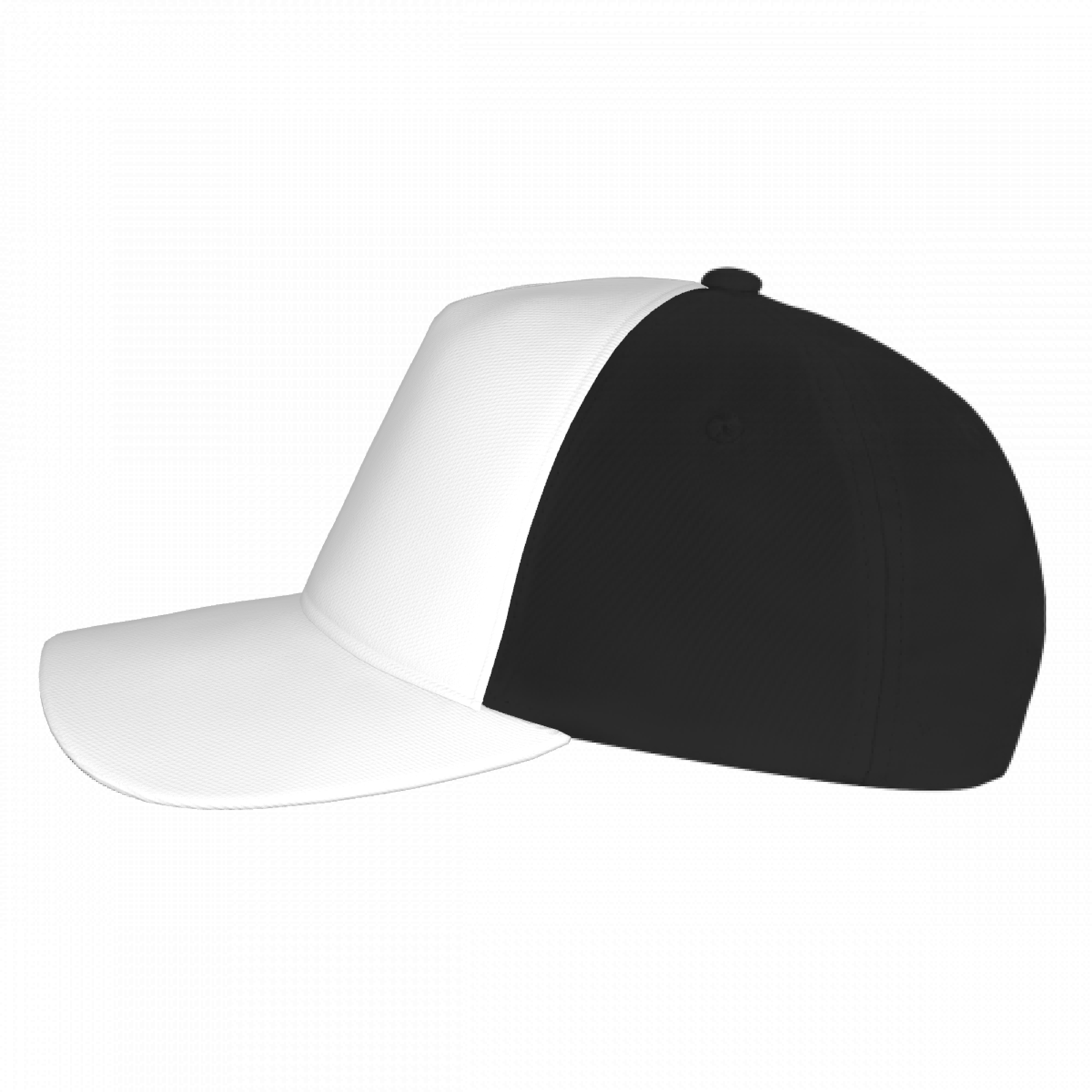 Customizable Curved Brim Baseball Cap (with Black color)