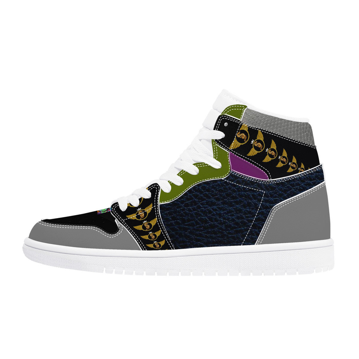 Majestics Gladiator High Top Customized Sneakers - Shoe Zero