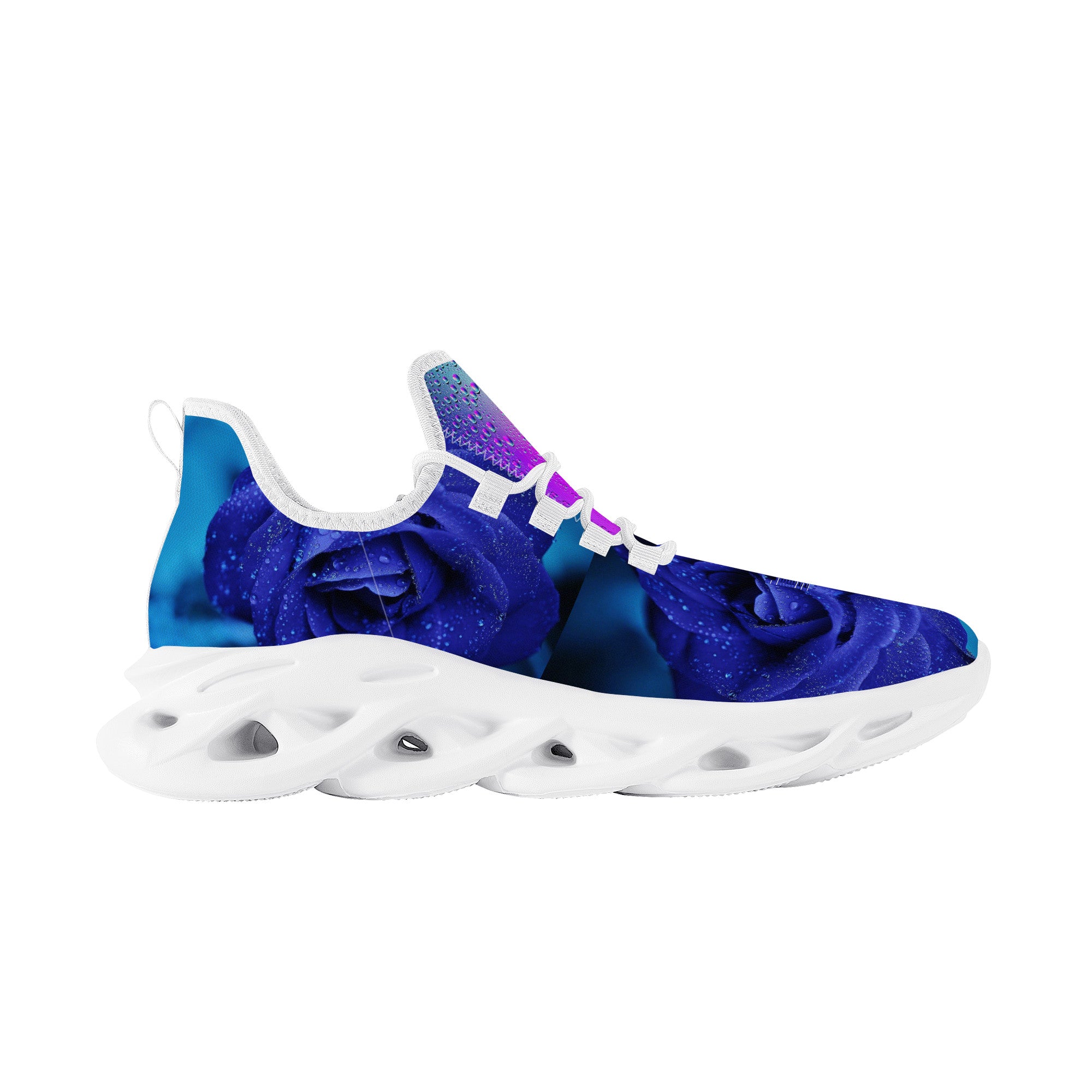 Blue Rose | Custom Low Top Shoes | Shoe Zero