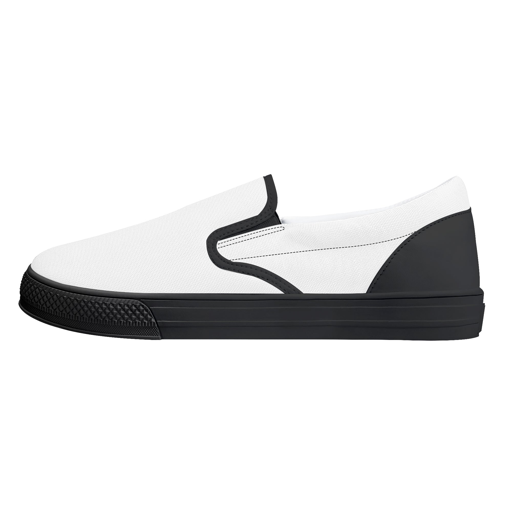 Customizable Slip-on Shoes - Black - Shoe Zero