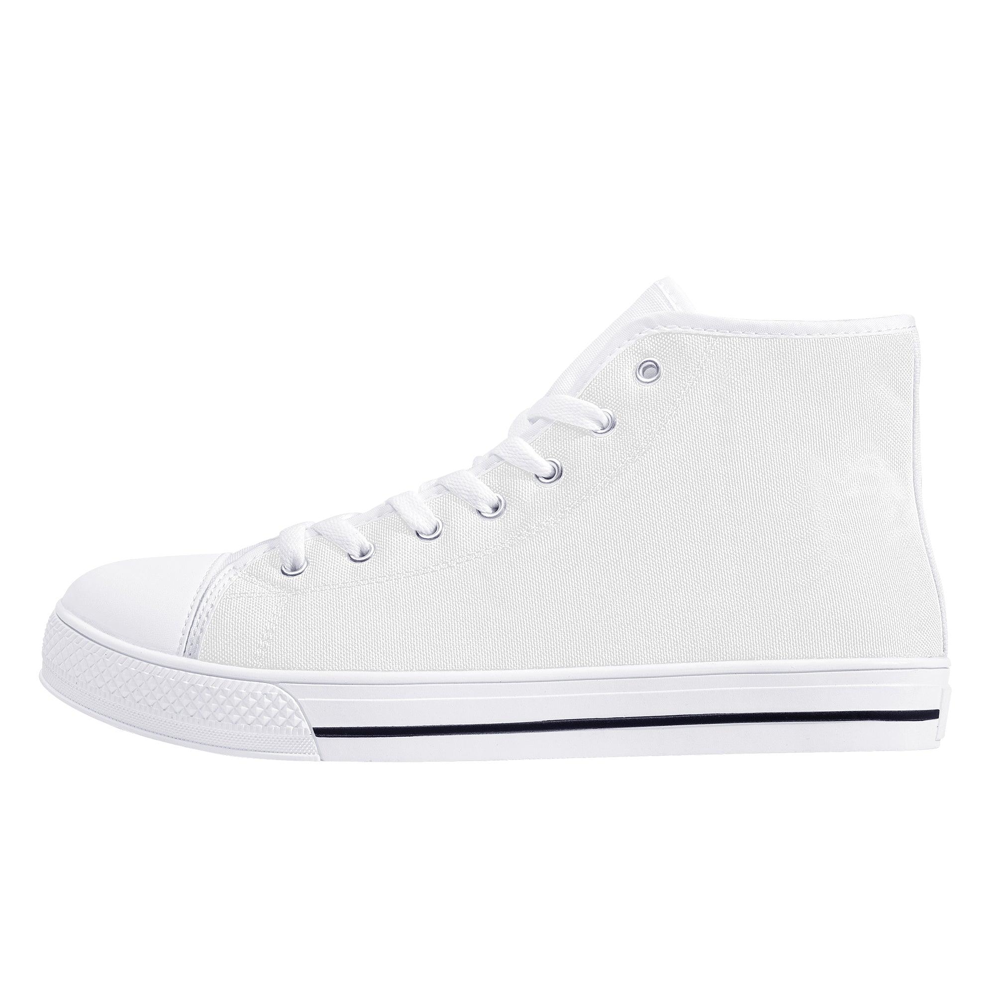 Plain high top clearance sneakers