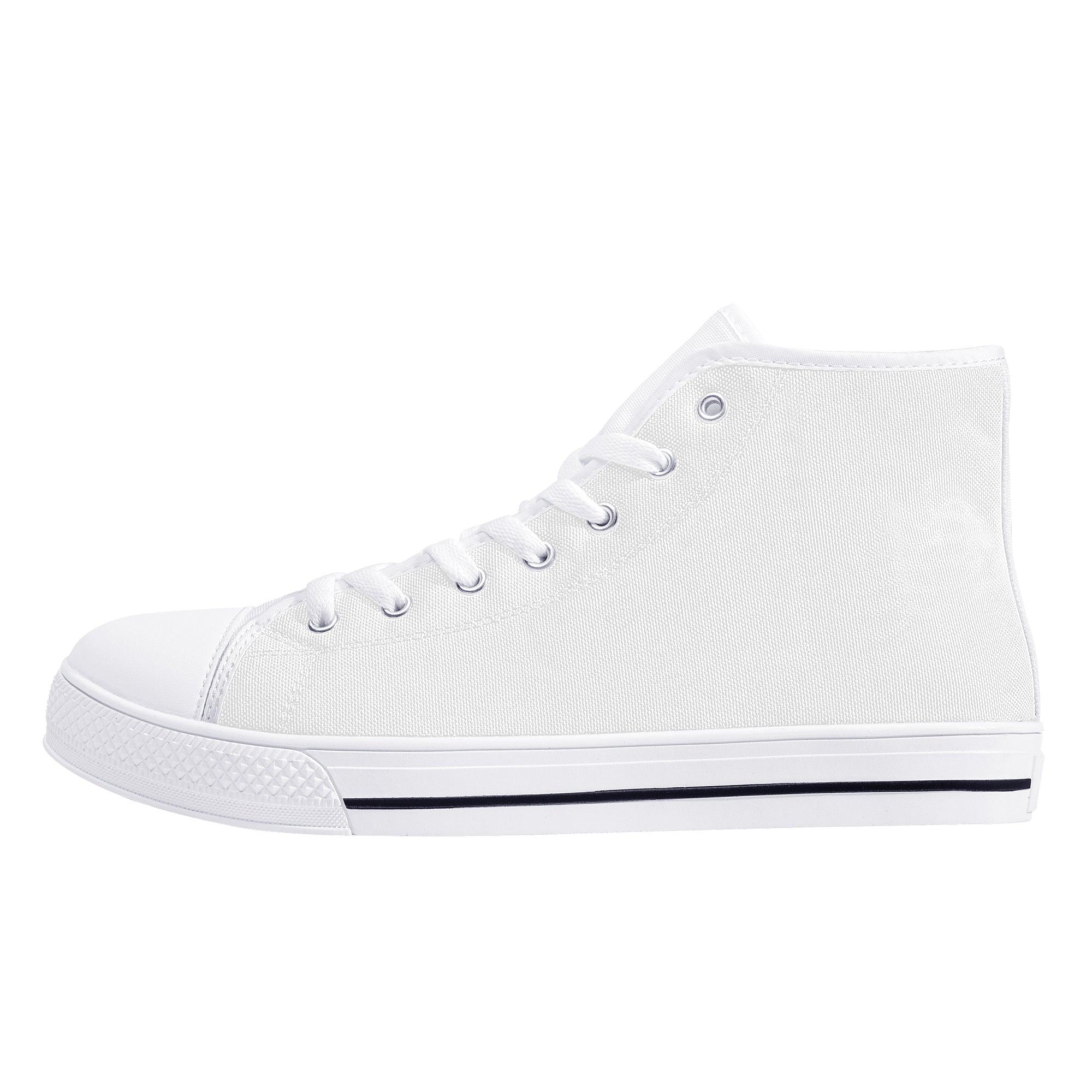 Customize Your Own - High-Top Canvas Shoes - Shoe Zero