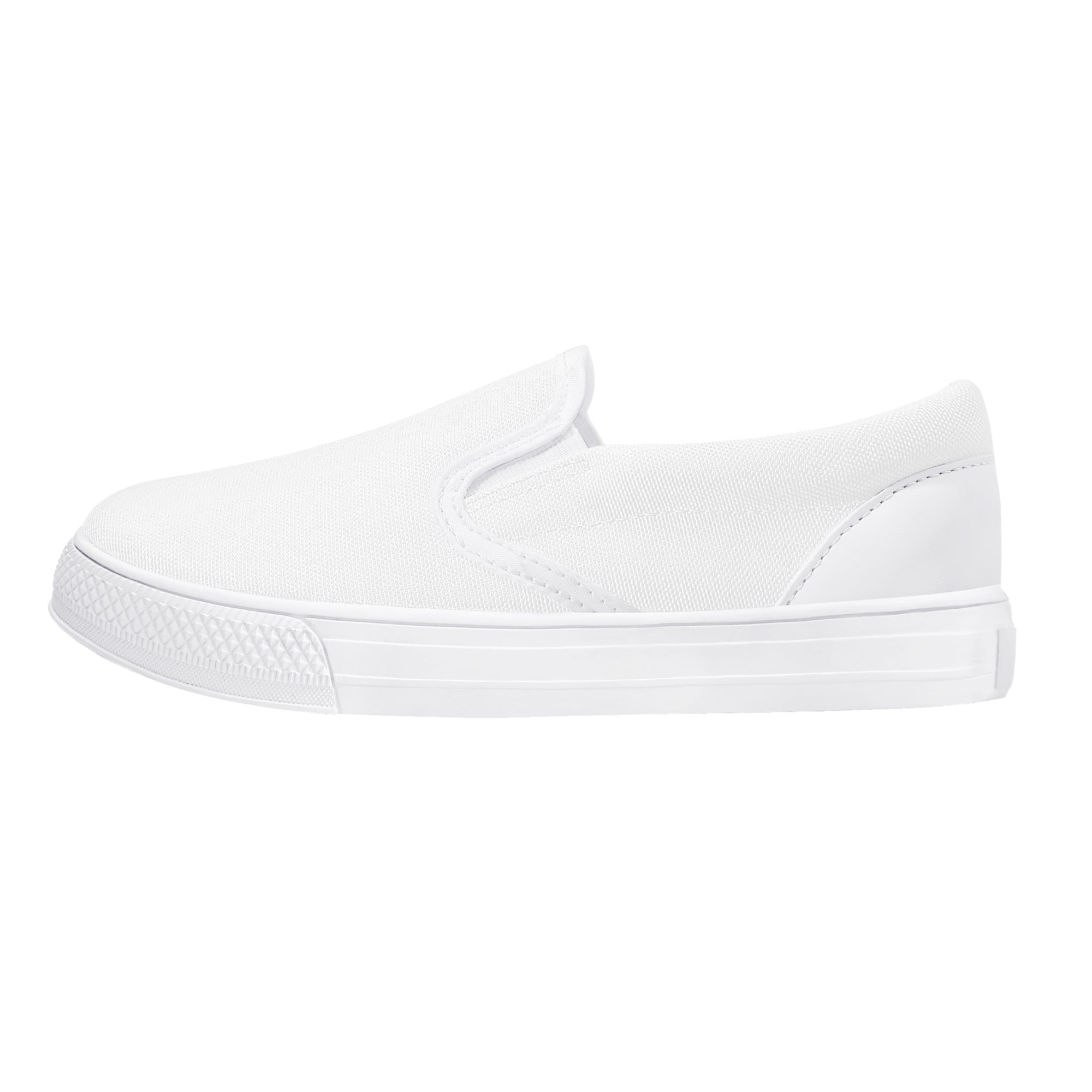 Customizable Kids Slip-on shoes - White - Shoe Zero