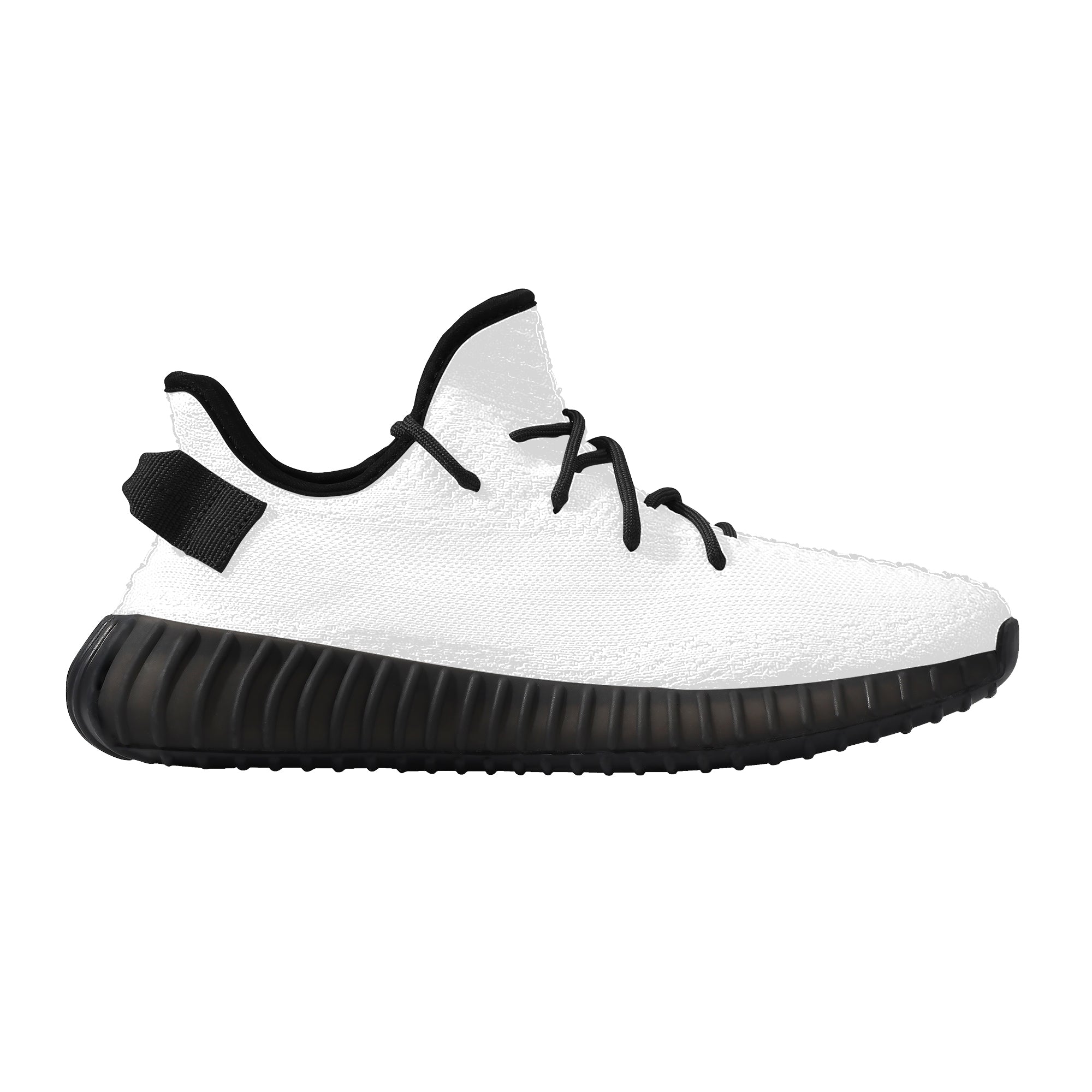 Customizable Breathable Mesh Knit Sneaker - Black - Shoe Zero