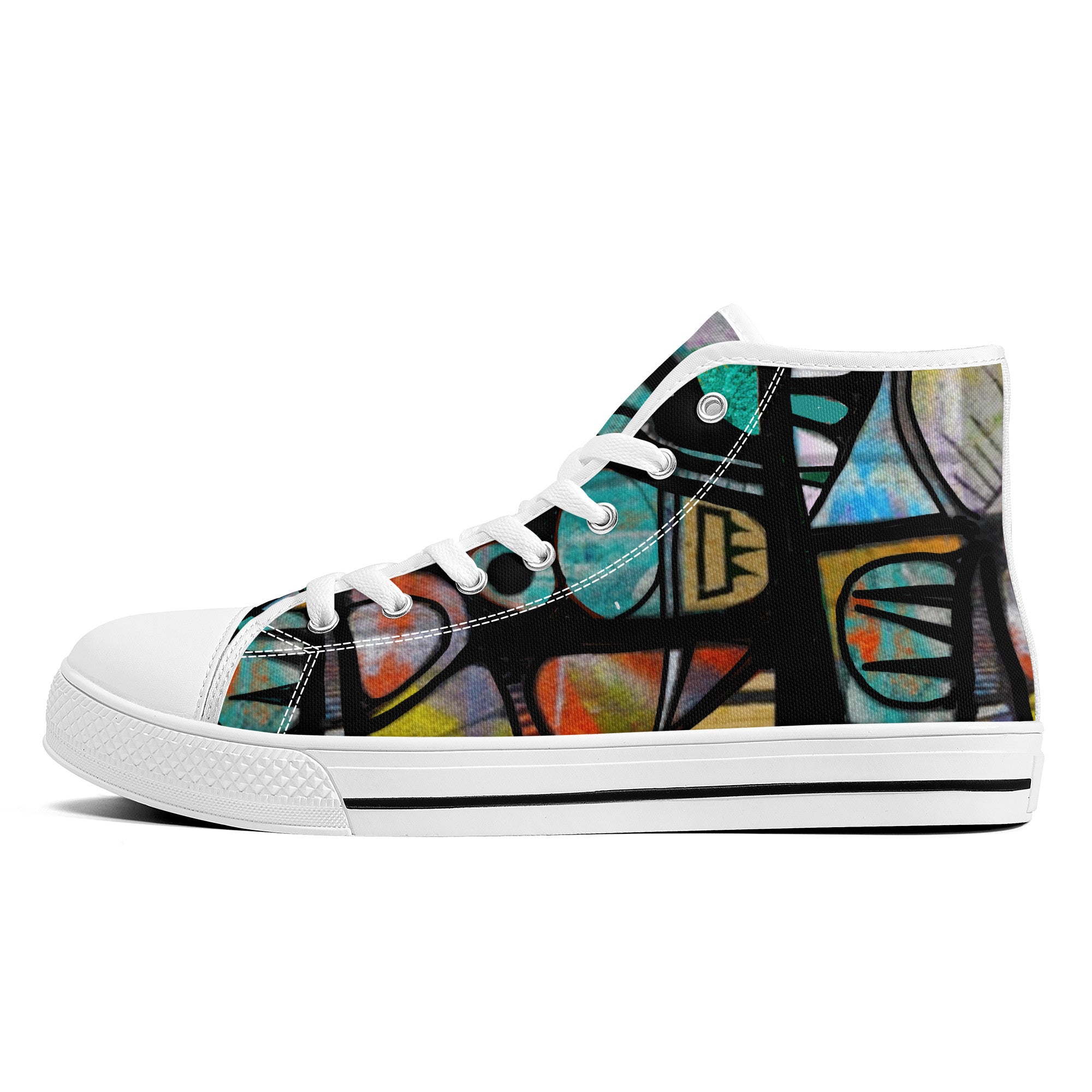 Sedin 8 High-Top Canvas Shoes - White - Shoe Zero