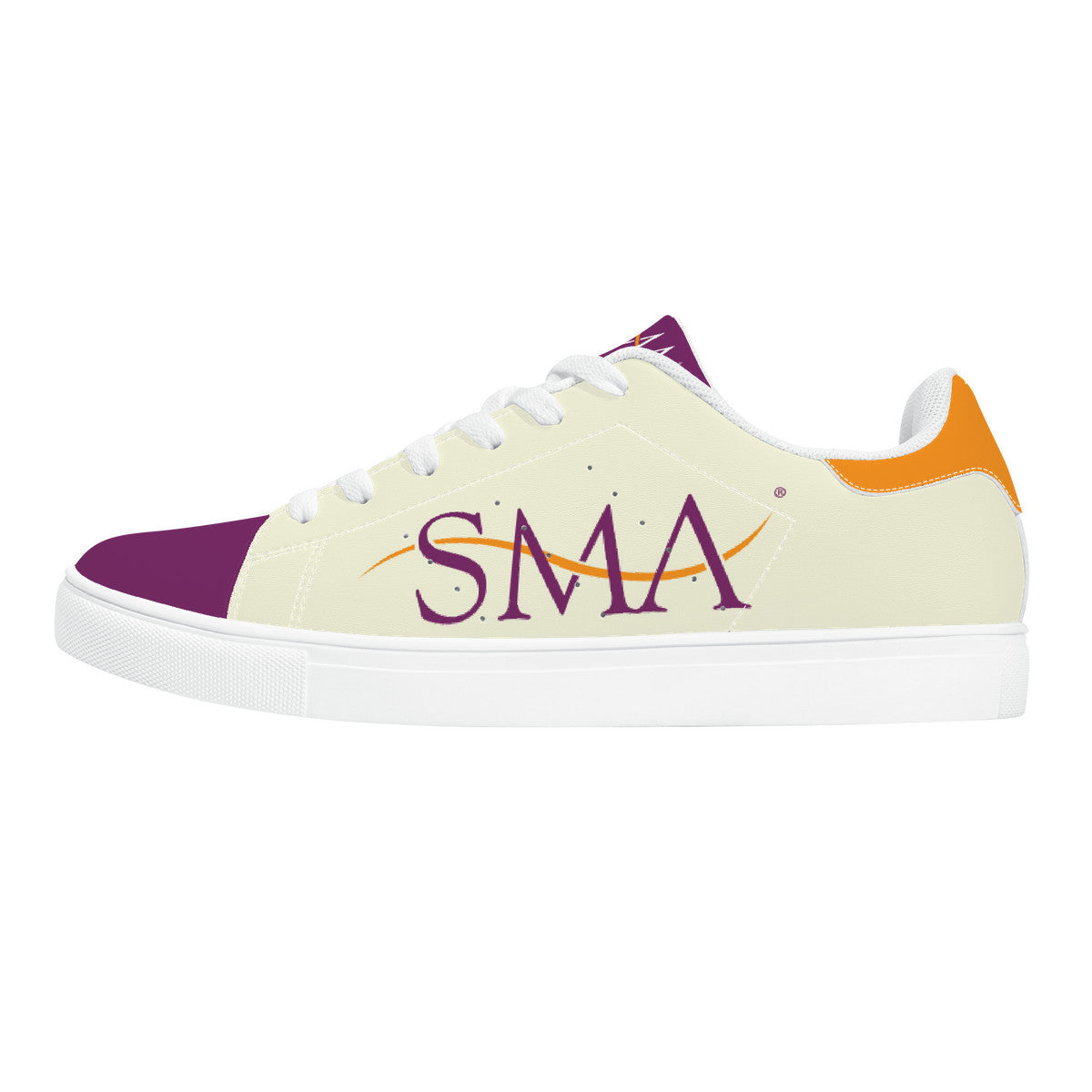 V.13 Beige - SMA Low-Top Sneakers - Custom Shoes - Shoe Zero