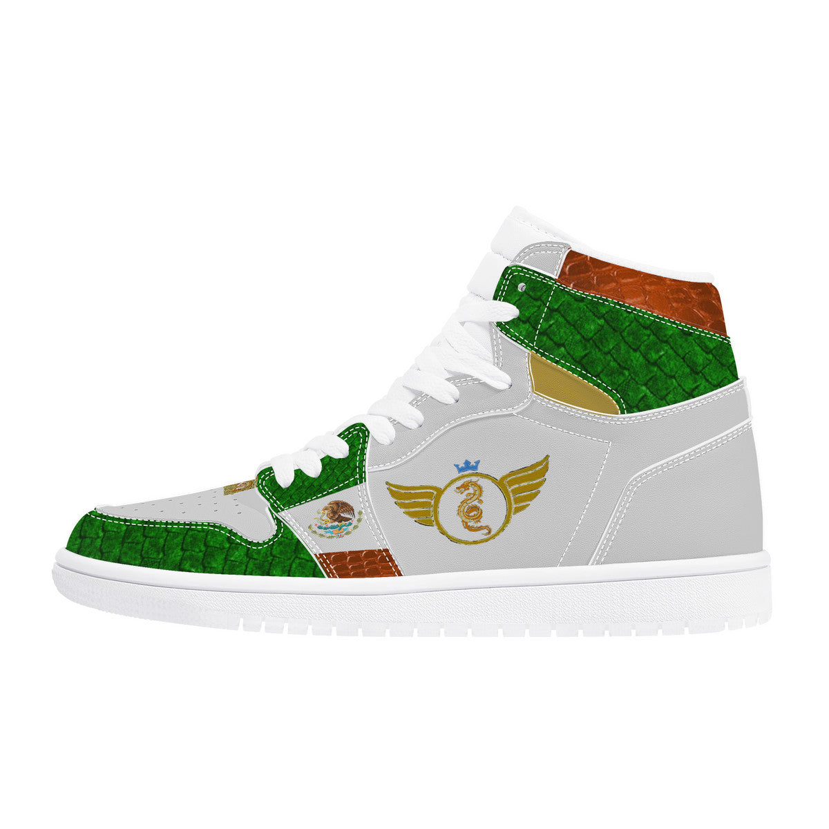 Majestic Series Mexican Custom Shoes | Vision 1 Collection | High Top Sneaker - Designed Shoe Drop - Shoe Zero
