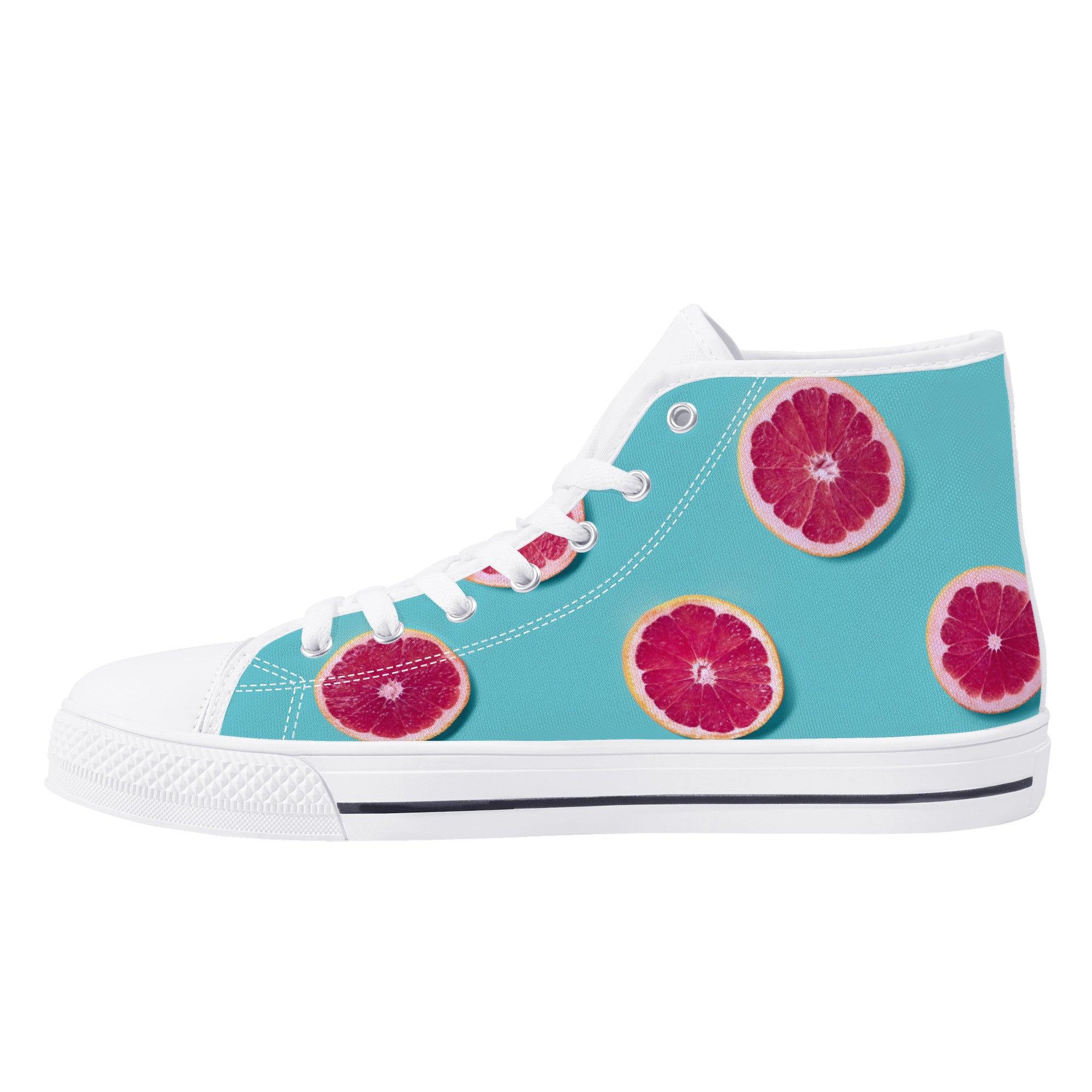 "Juicy" Grapefruit High-Tops - Shoe Zero