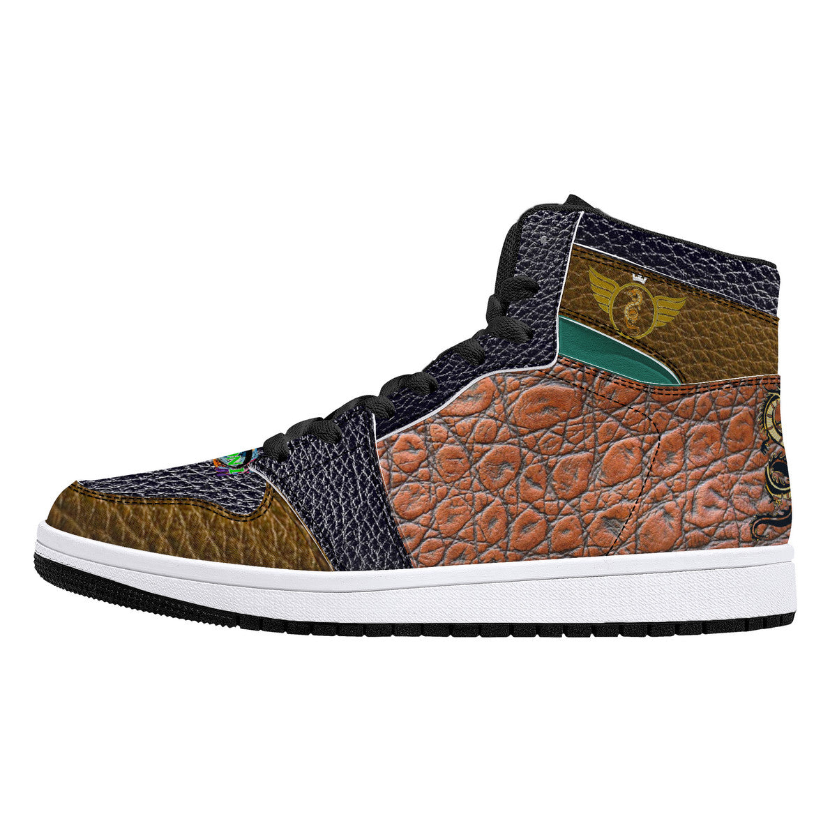 Majestic Red Rhino | Vision 1 Collection | High Top Sneaker - Designed Shoe Drop - Shoe Zero