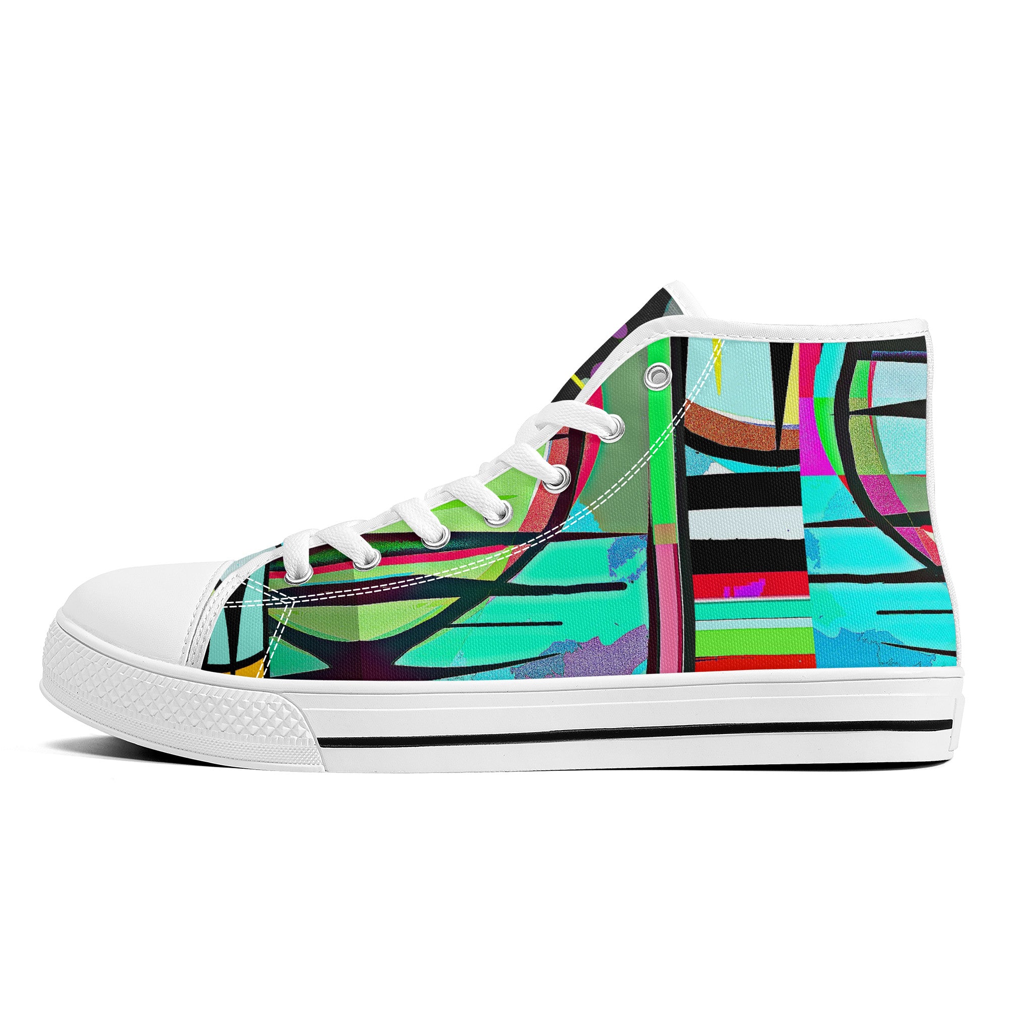 Sedin 2 High-Top Canvas Shoes - White - Shoe Zero