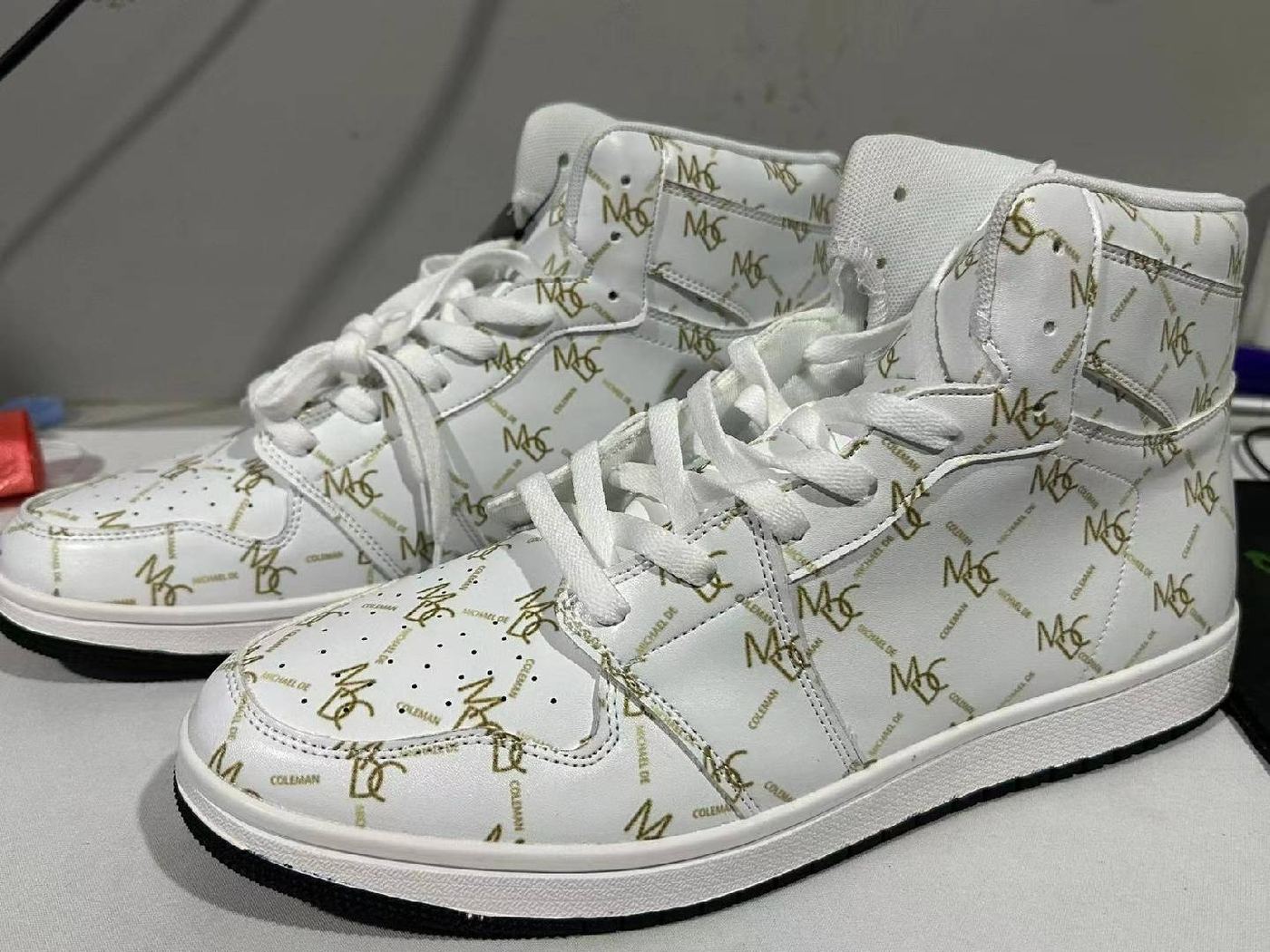 Custom MDC branded shoes