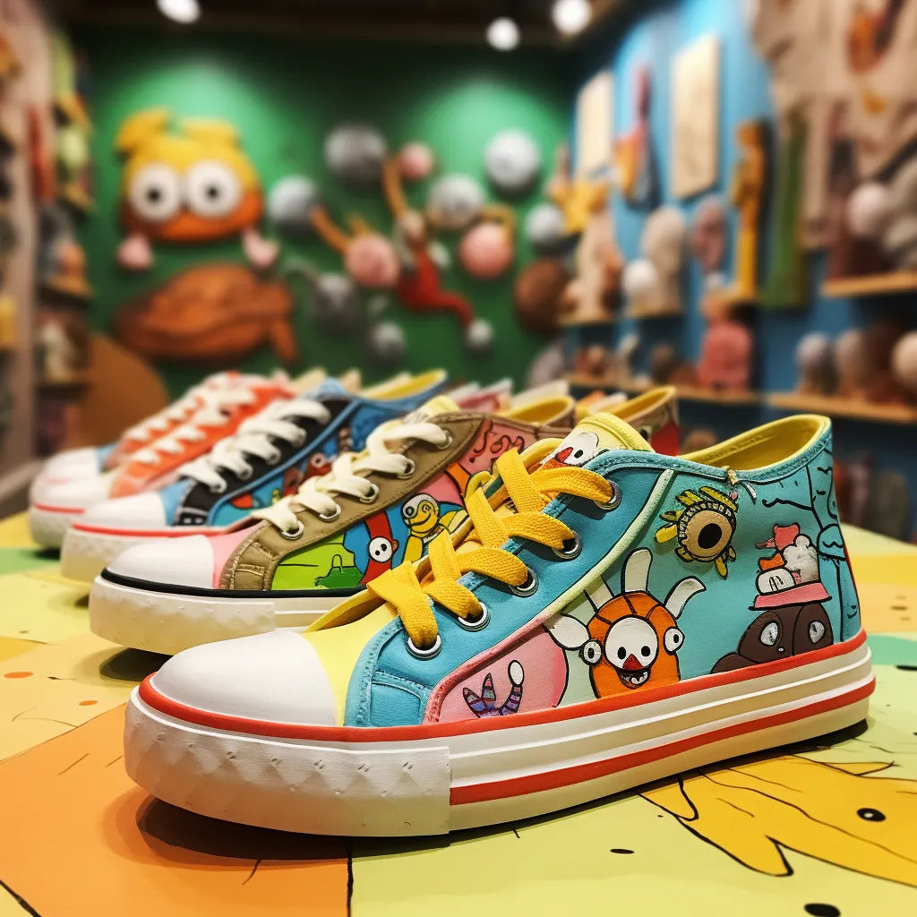 Fun & Unique Cartoon Shoes for Kids and Adults Alike!