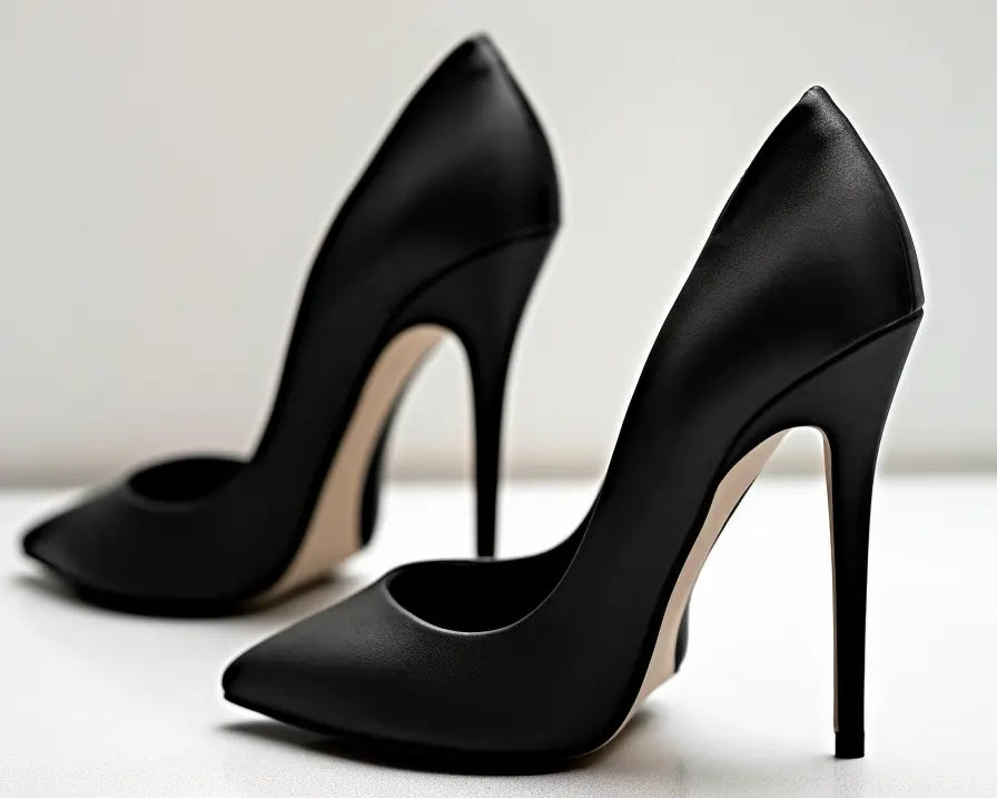 a pair of black high heels to break in