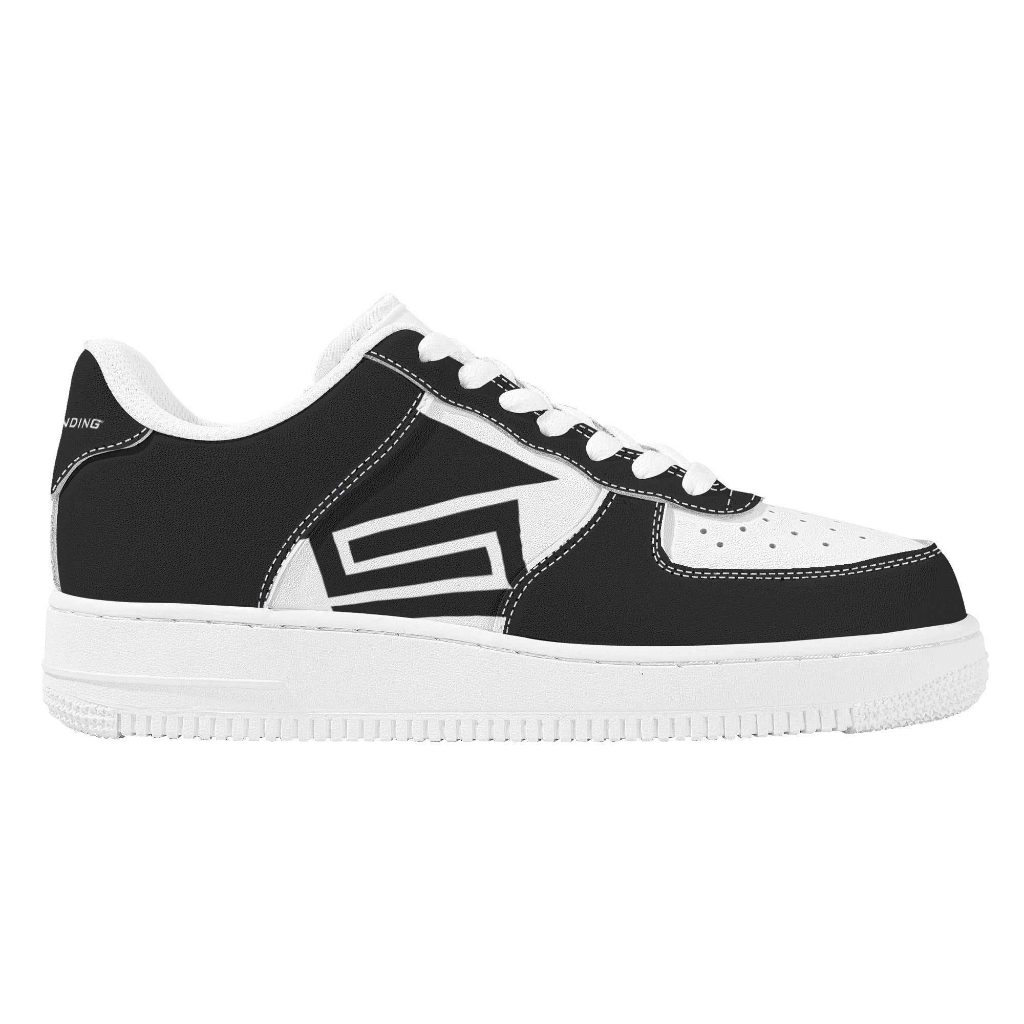 Supreme Lending (BLACK) | Company Branded Custom Sneakers | Shoe Zero