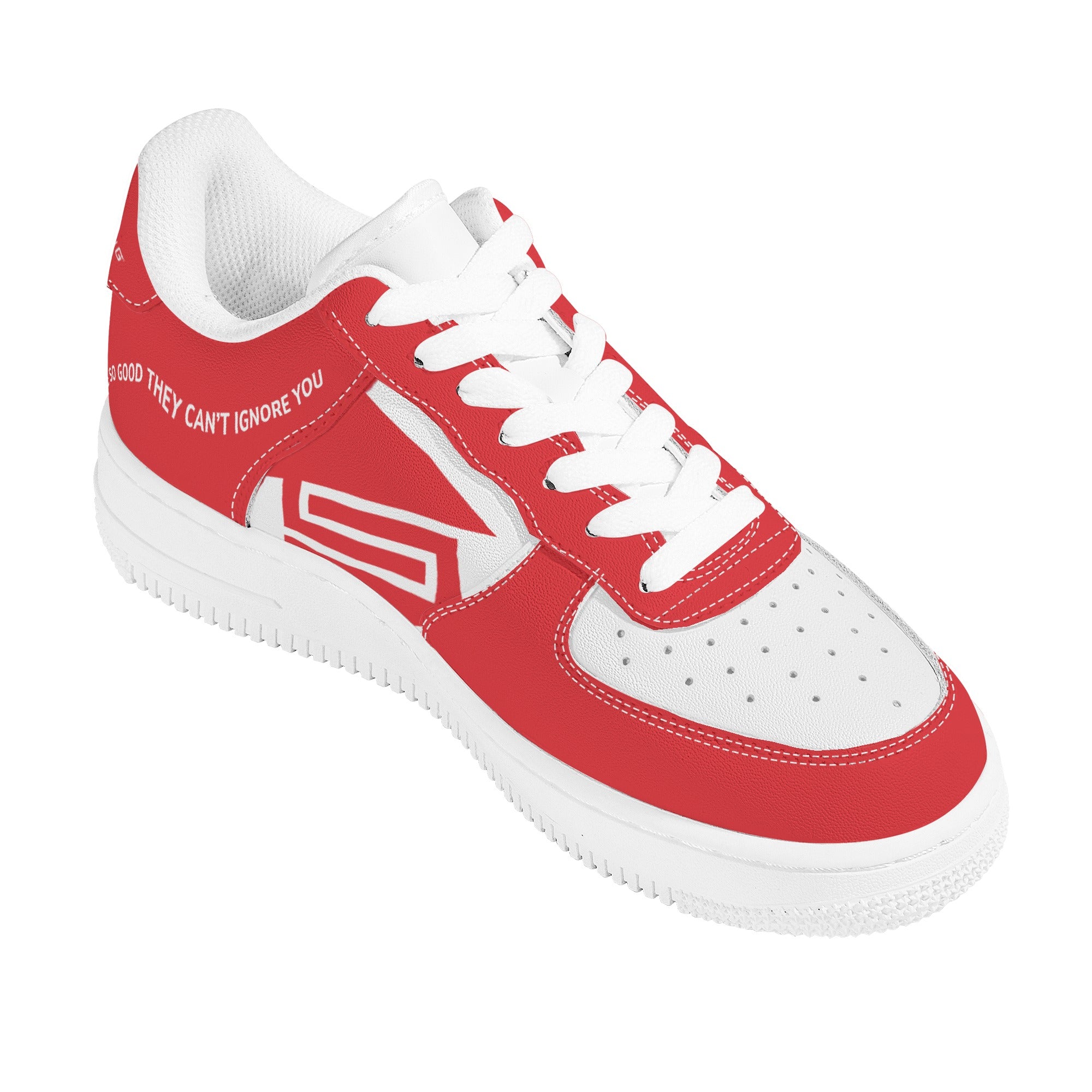 Supreme Lending (RED) | Company Branded Custom Sneakers | Shoe Zero