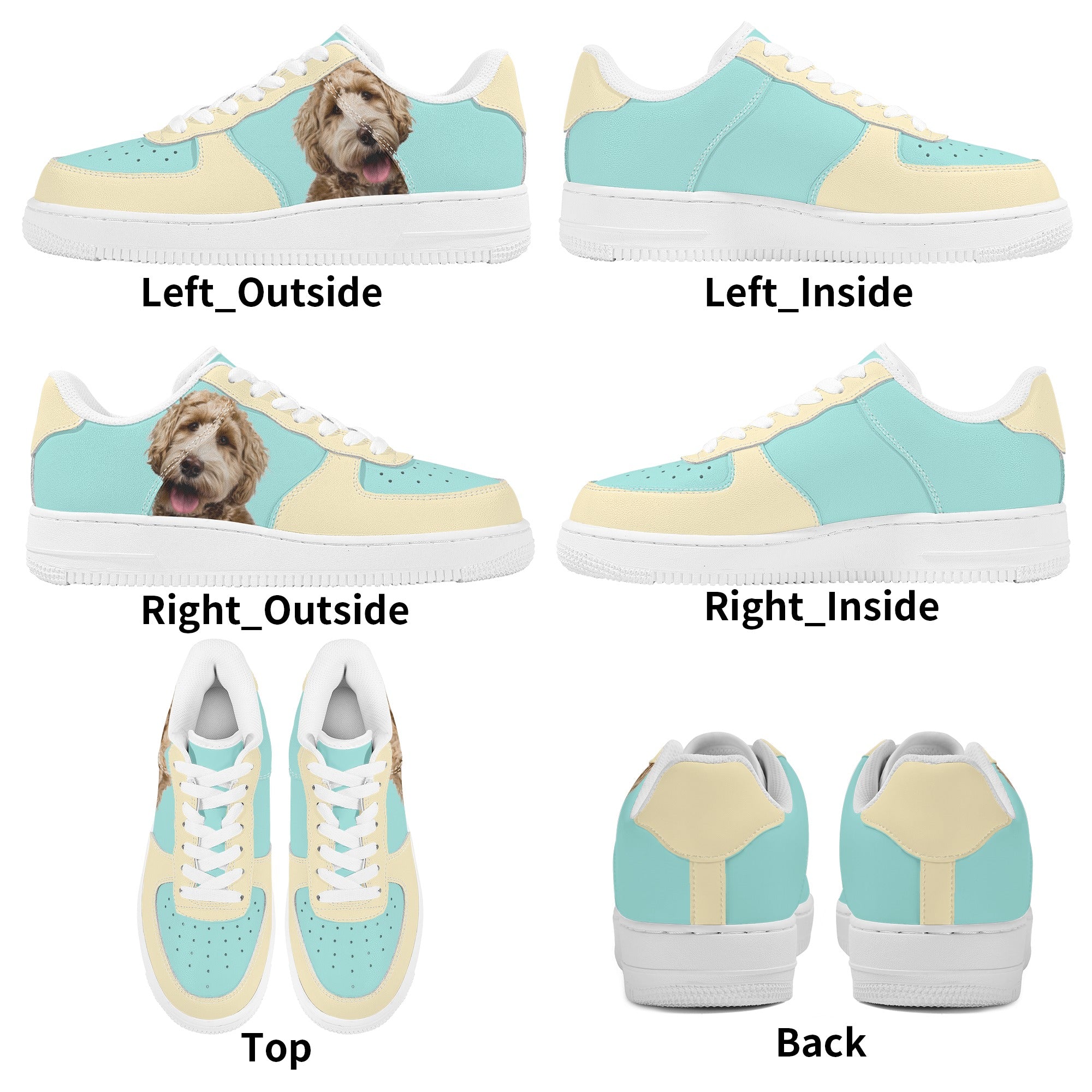 Cute Dog Shoes | Pet-Dog Themed Customized Sneakers | Shoe Zero