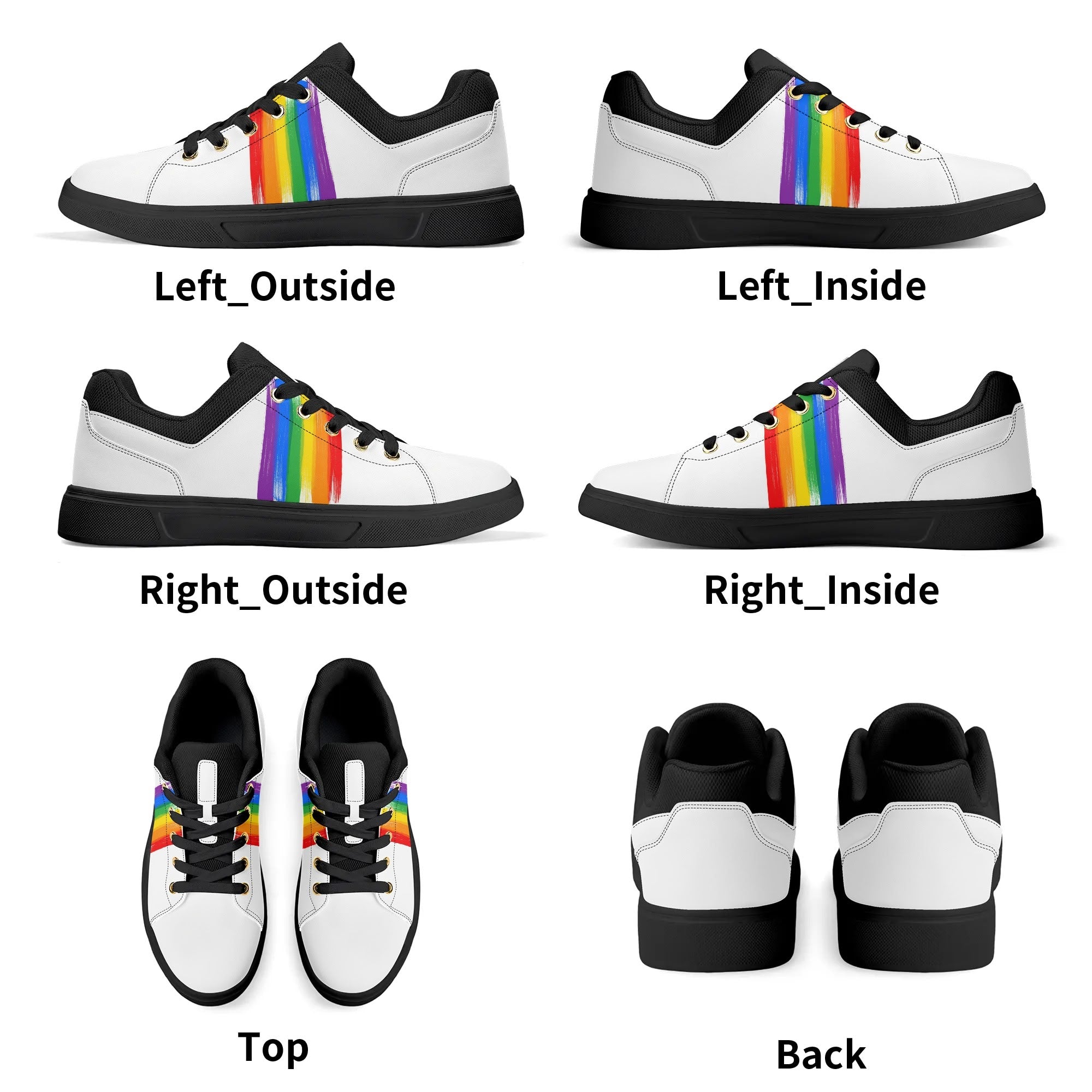 Brushed Stroke | Pride Shoes | Shoe Zero