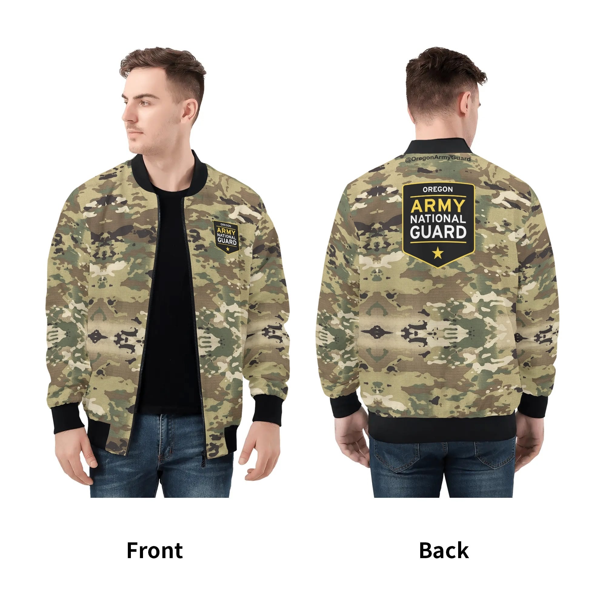 ORARNG Bomber Jacket | Custom Army Jacket | Shoe Zero