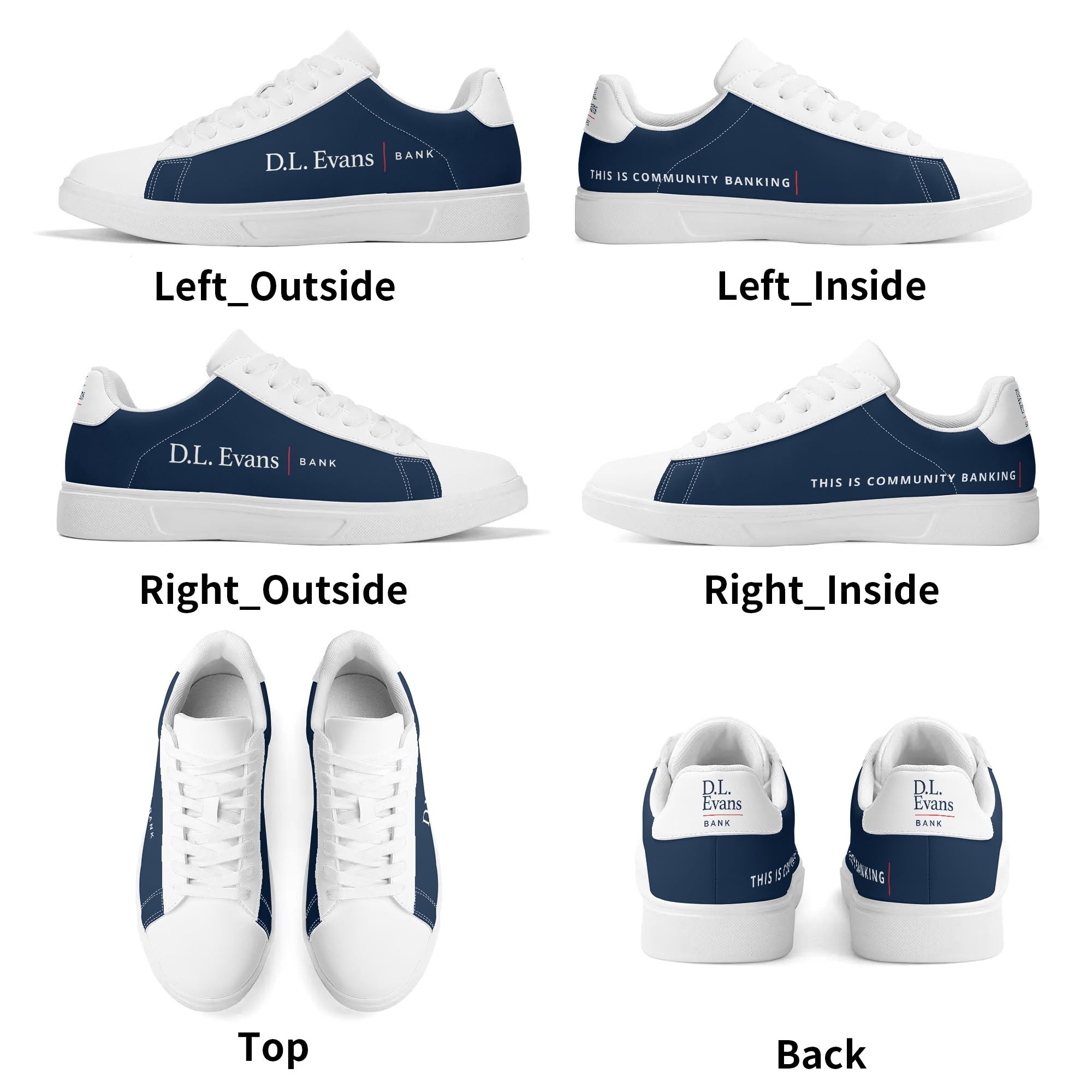 D.L. Evans Bank V2 | Custom Branded Shoes